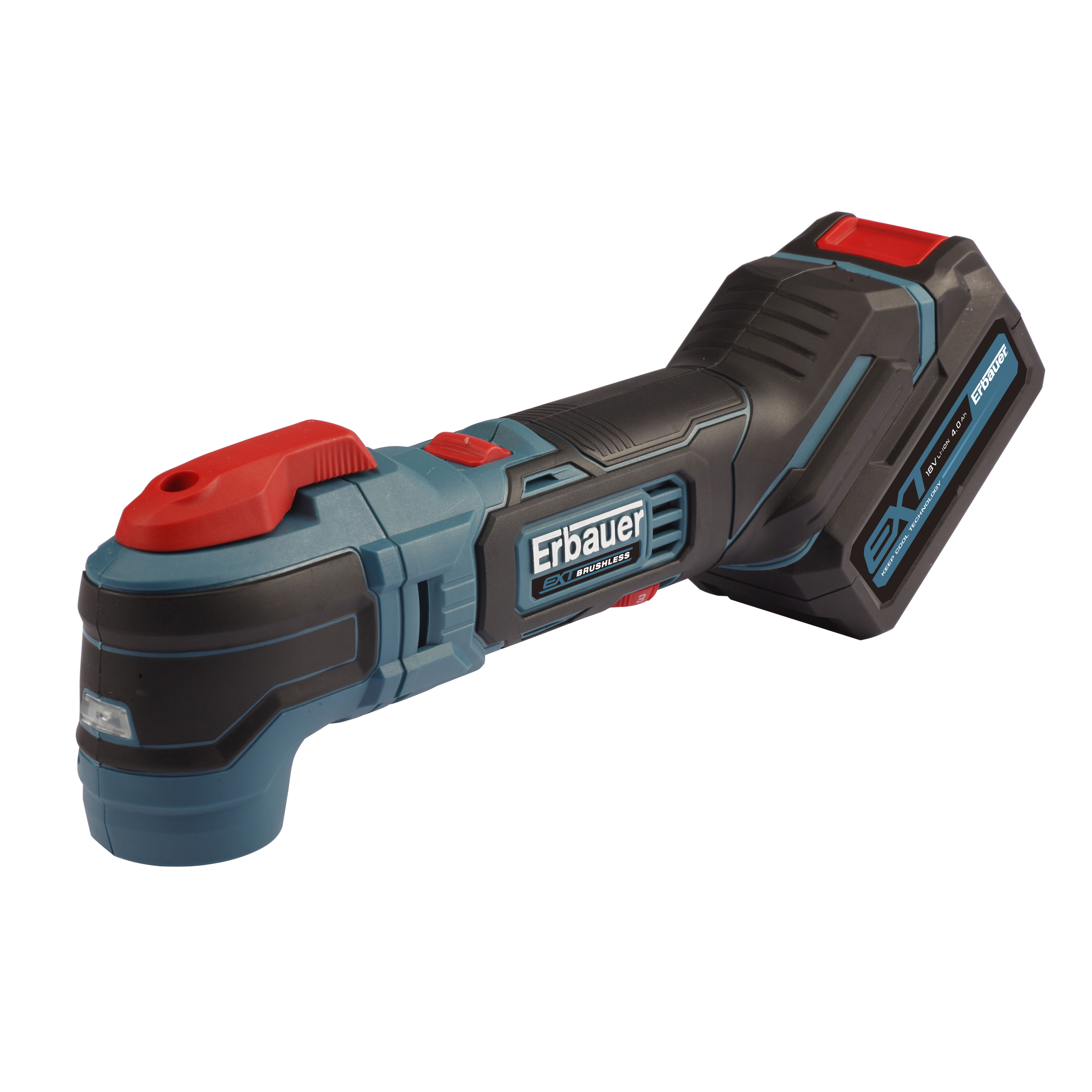 Erbauer 18V 4Ah Li-ion EXT Cordless Multi tool EMT18-Li-QC