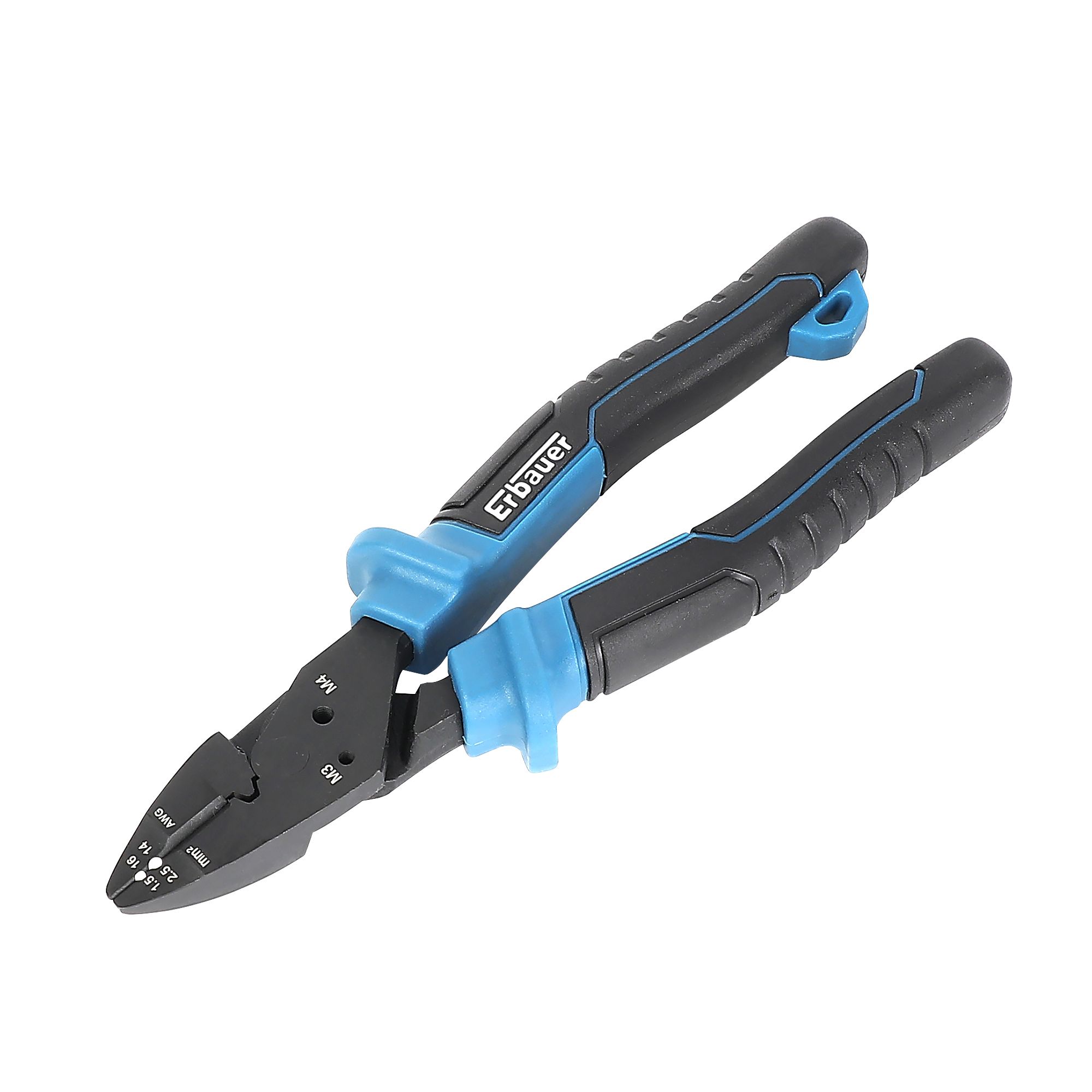 Erbauer 190mm Blue Diagonal/side cutter | DIY at B&Q