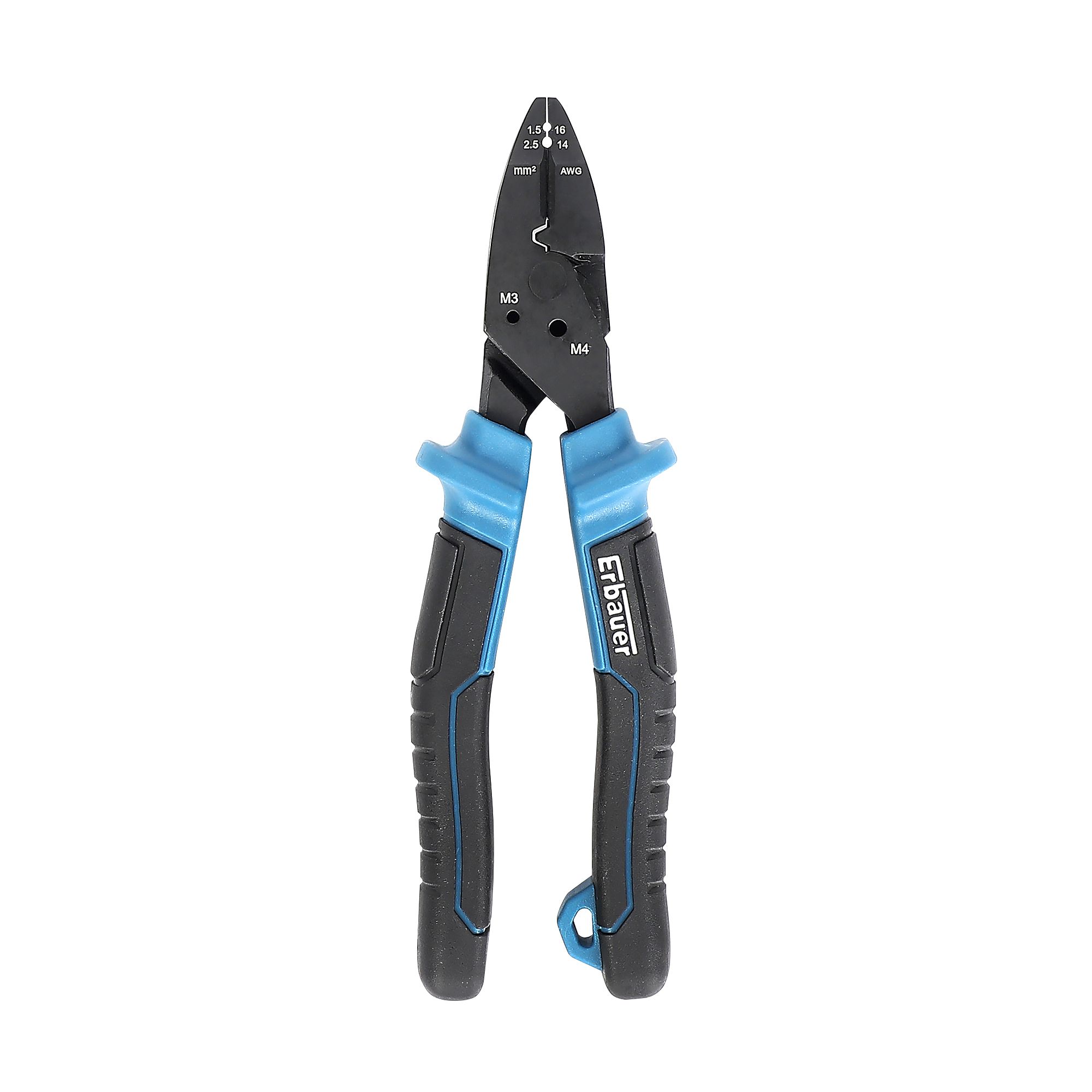 Erbauer 190mm Blue Diagonal/side cutter | DIY at B&Q