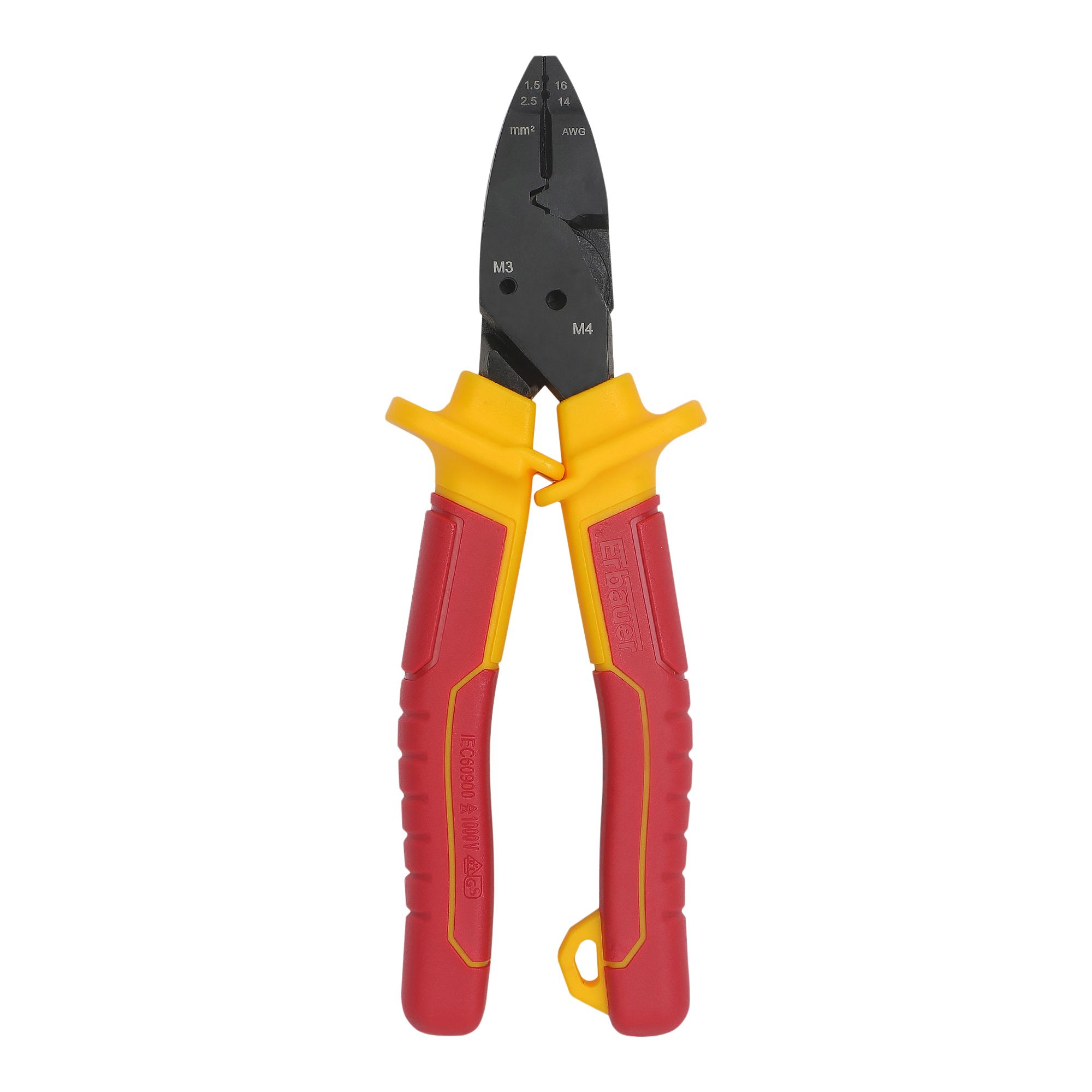 Erbauer 190mm Red Diagonal/side cutter