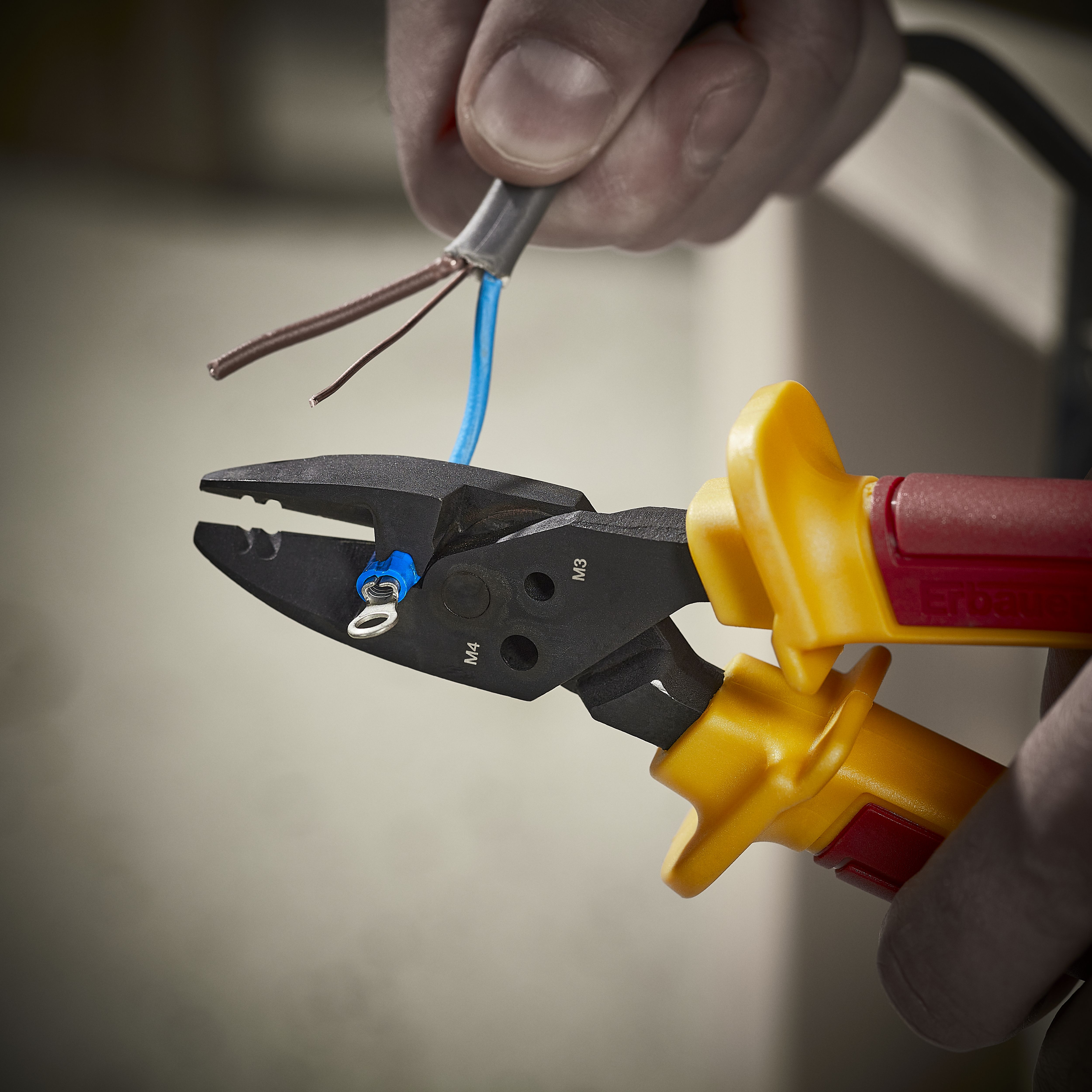 Erbauer 190mm Red Diagonal/side cutter