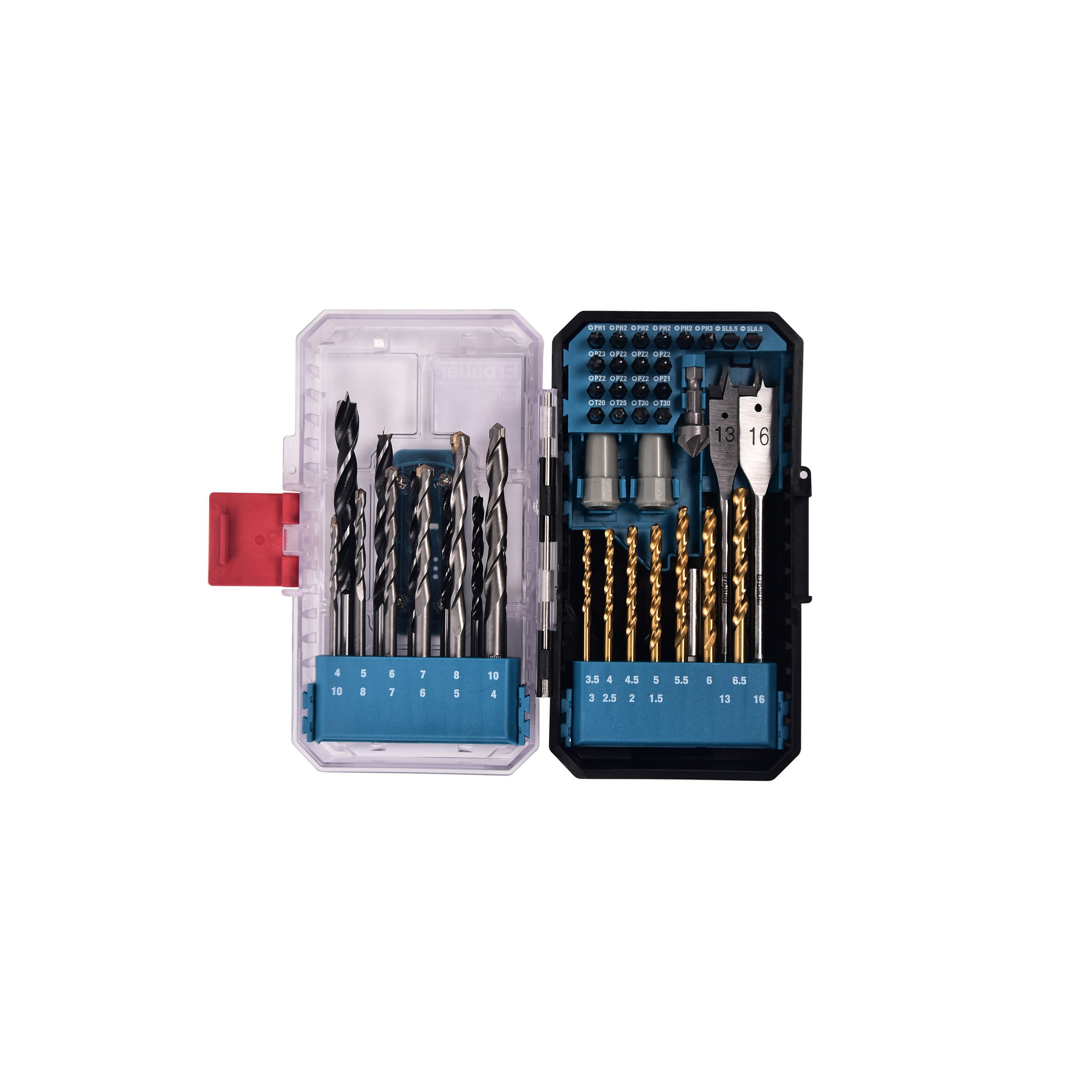 Multi purpose discount drill bit set