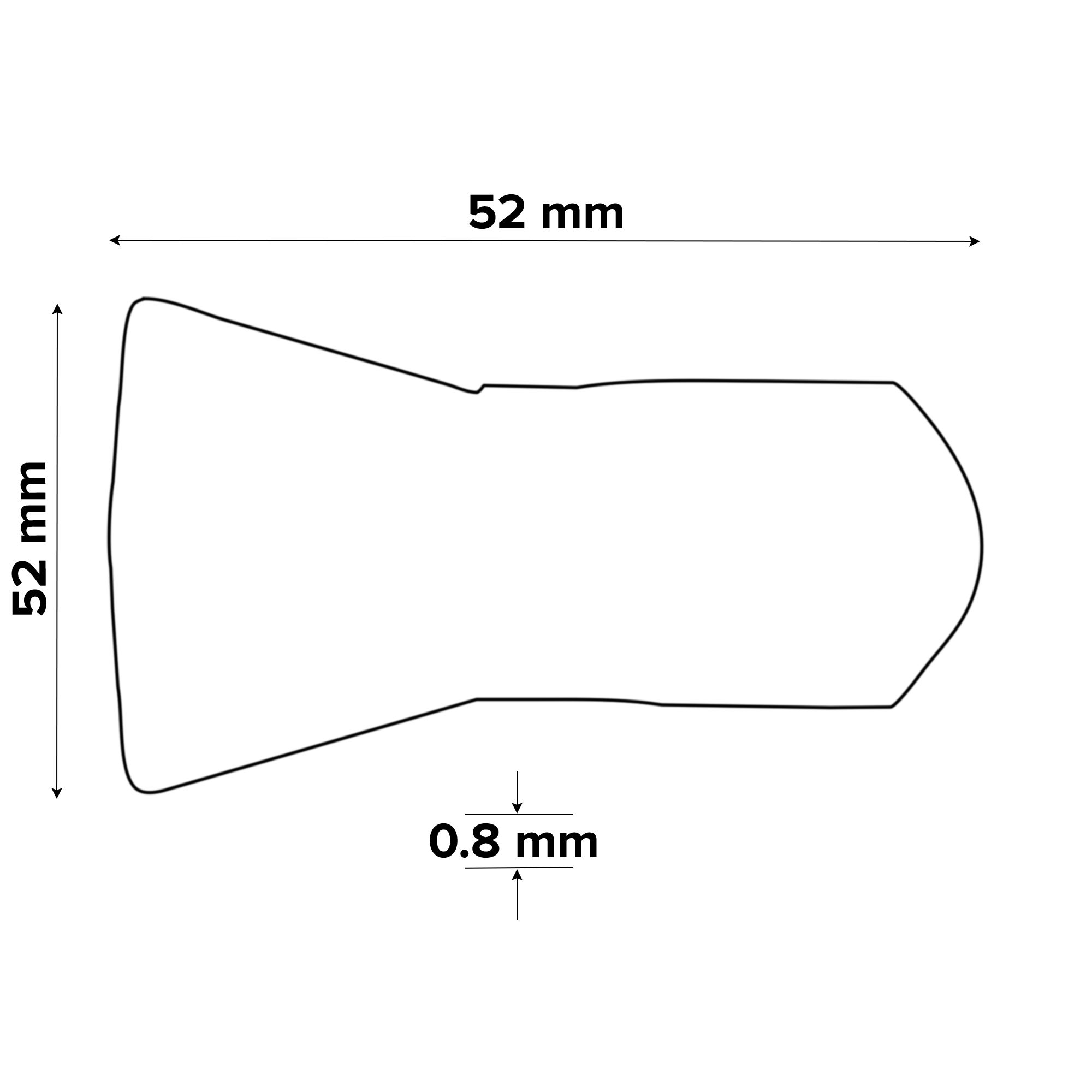 Erbauer 52mm HCS Scraping blade - MLT91570Product type: Multi-tool blade