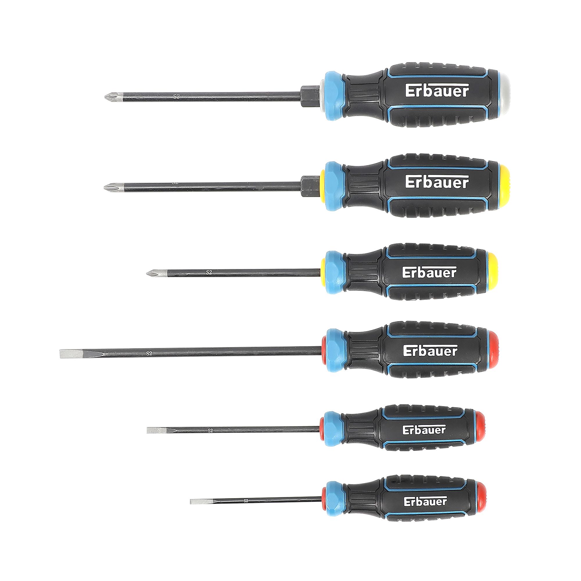 Erbauer 6 piece Standard Mixed Screwdriver set