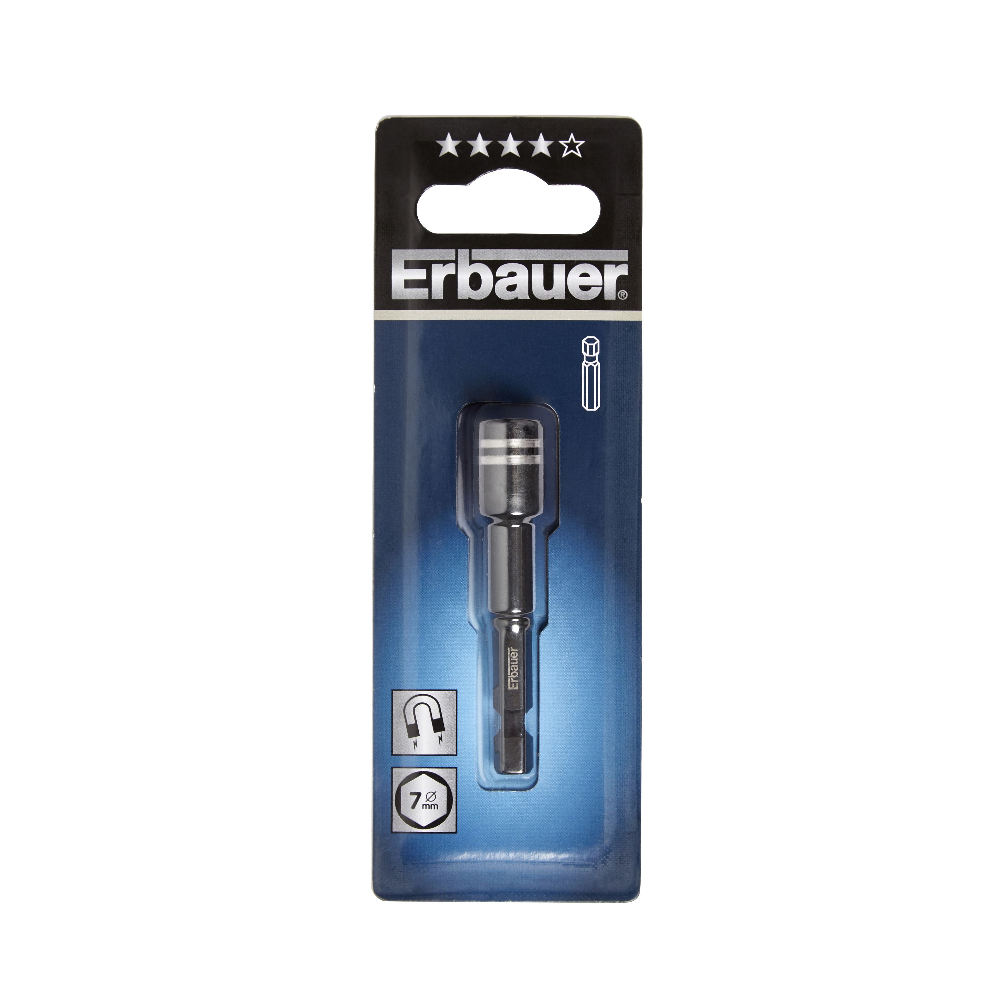 Erbauer 7mm Quick change hex Nut driver