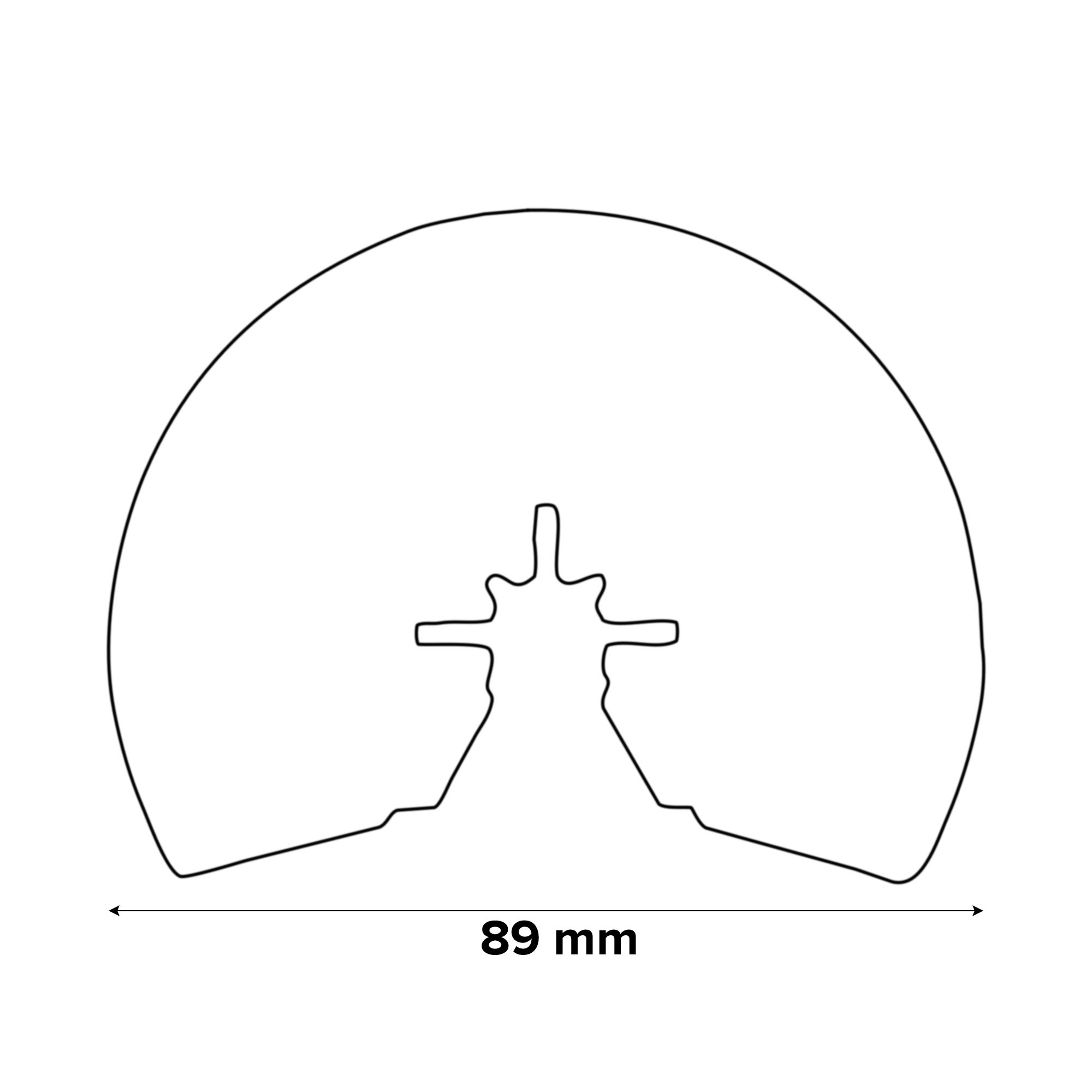 Erbauer 89mm HCS Segmented cutting blade - MLT57976Product type: Multi-tool blade
