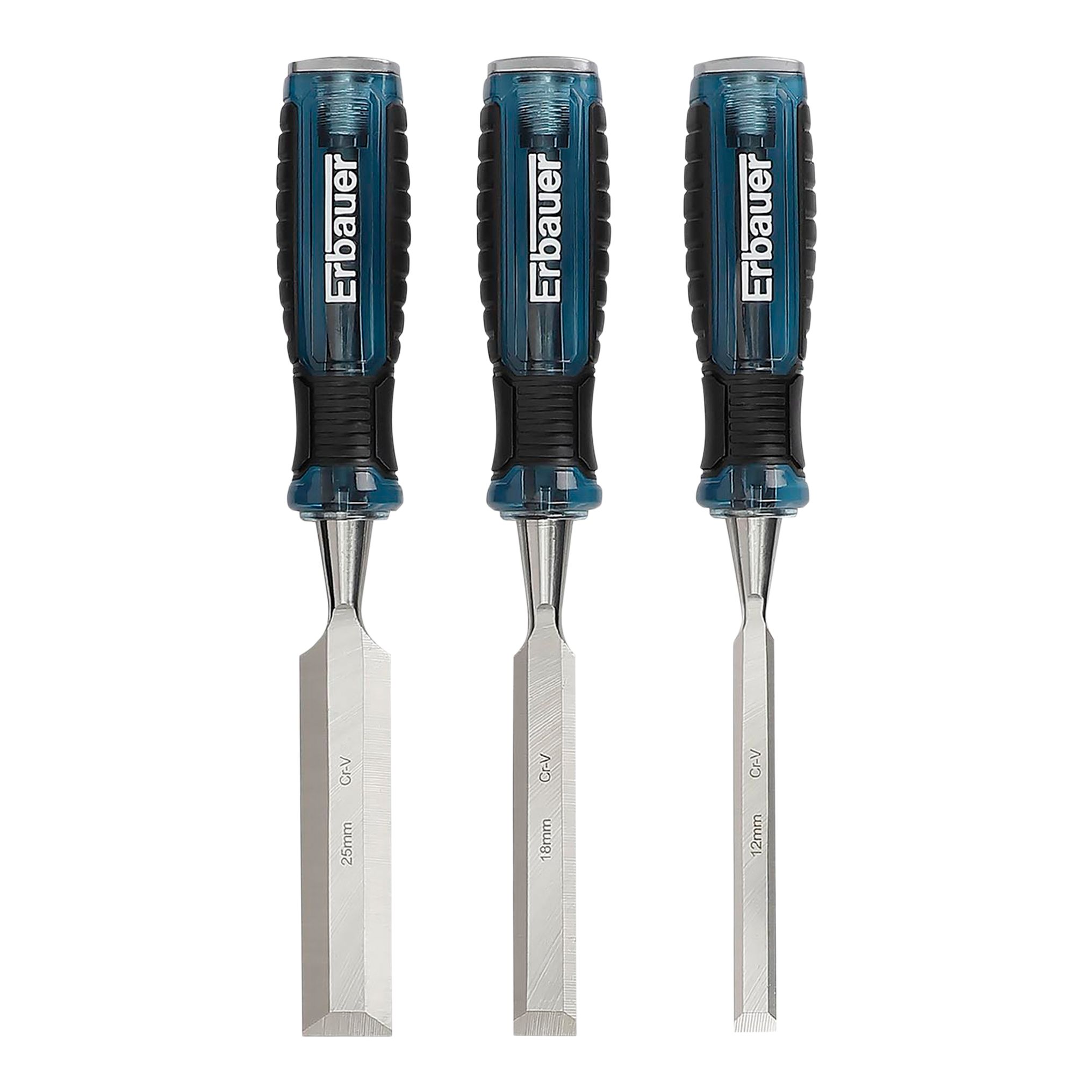 Erbauer Bevel edge Wood chisel set (4 piece) - E_SF5