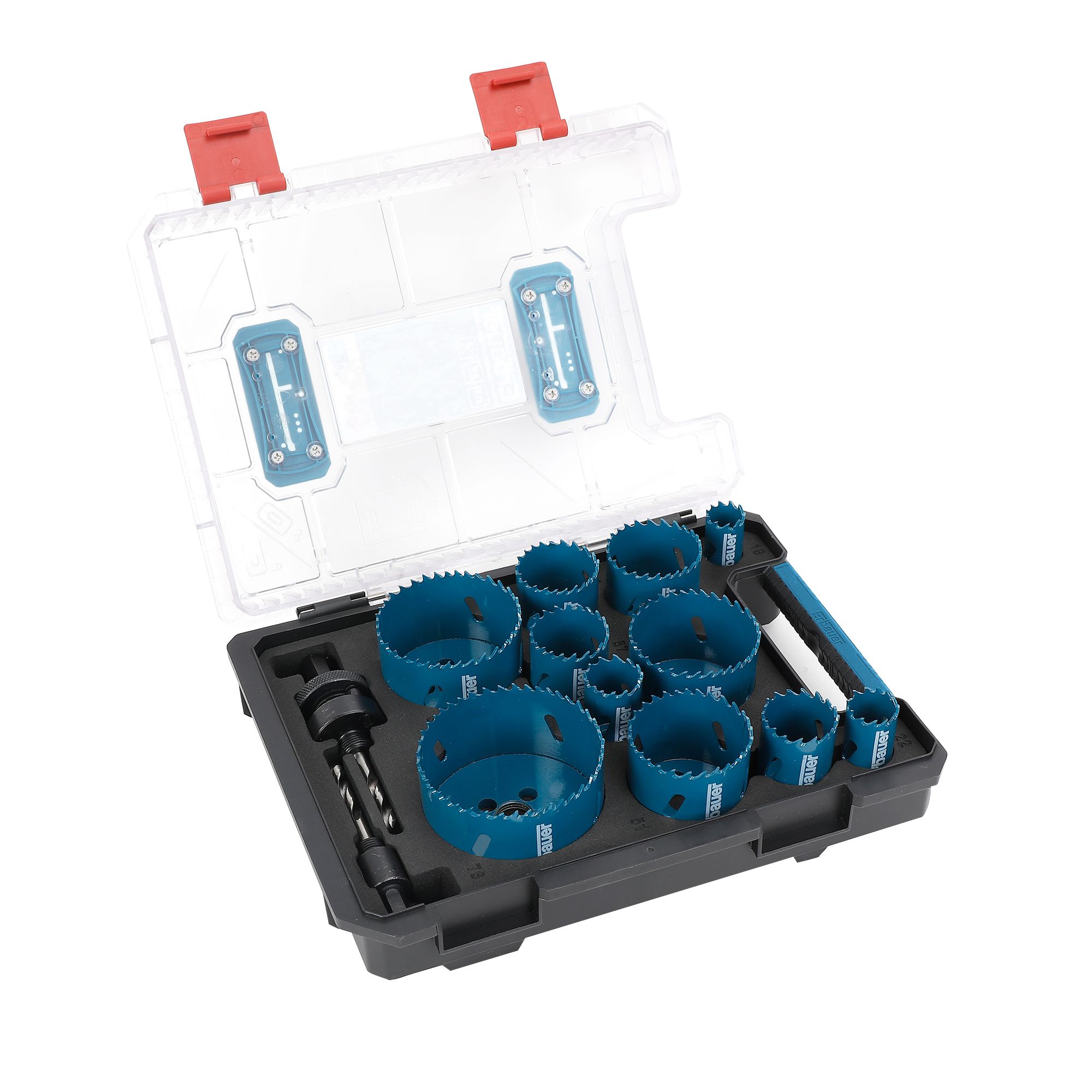 Erbauer Bi metal steel 13 piece Holesaw set