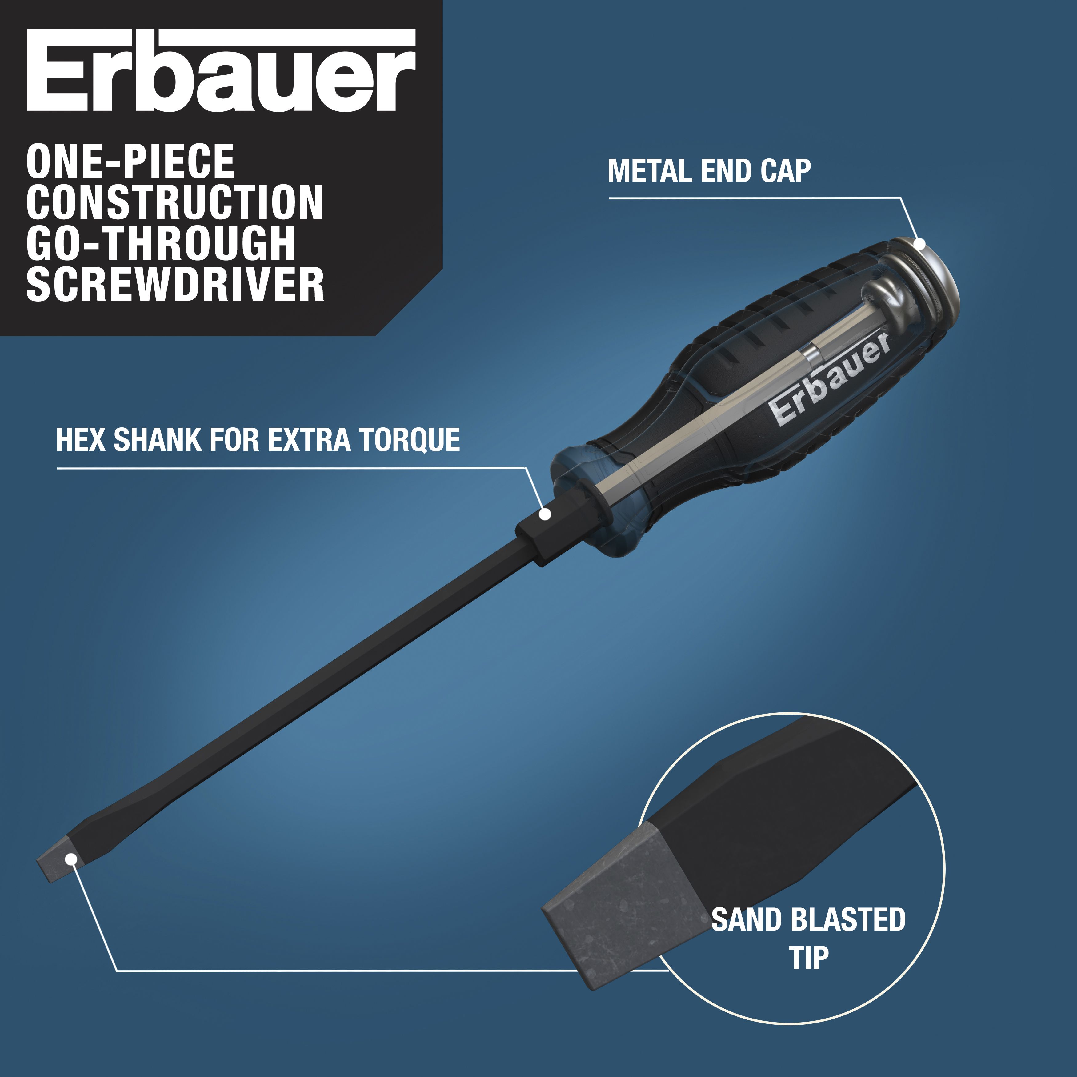 Erbauer Chisel Mixed Screwdriver set (5 piece) - E_SCS8