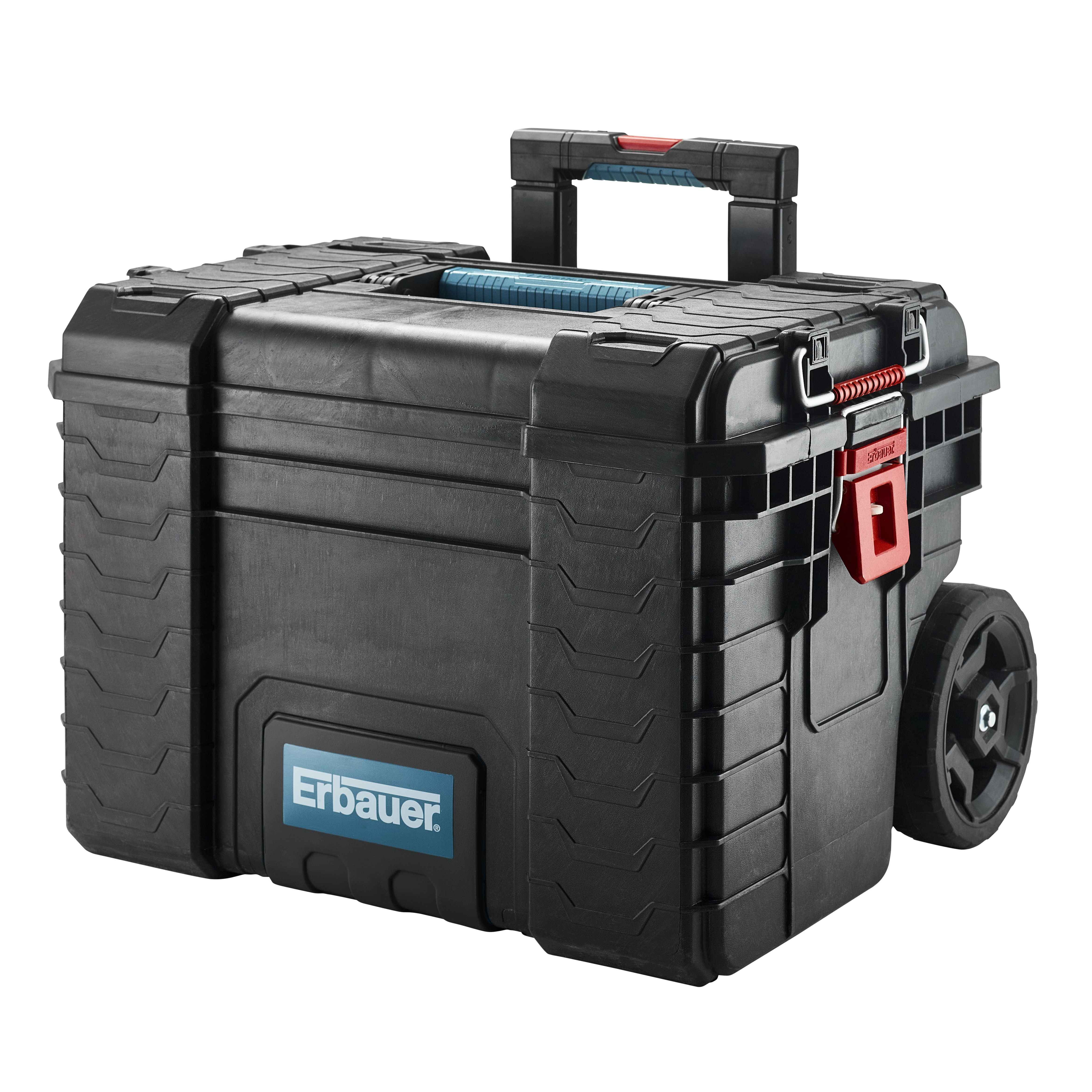 Erbauer Connecx 2 wheel storage Polypropylene Toolbox set H 460mm