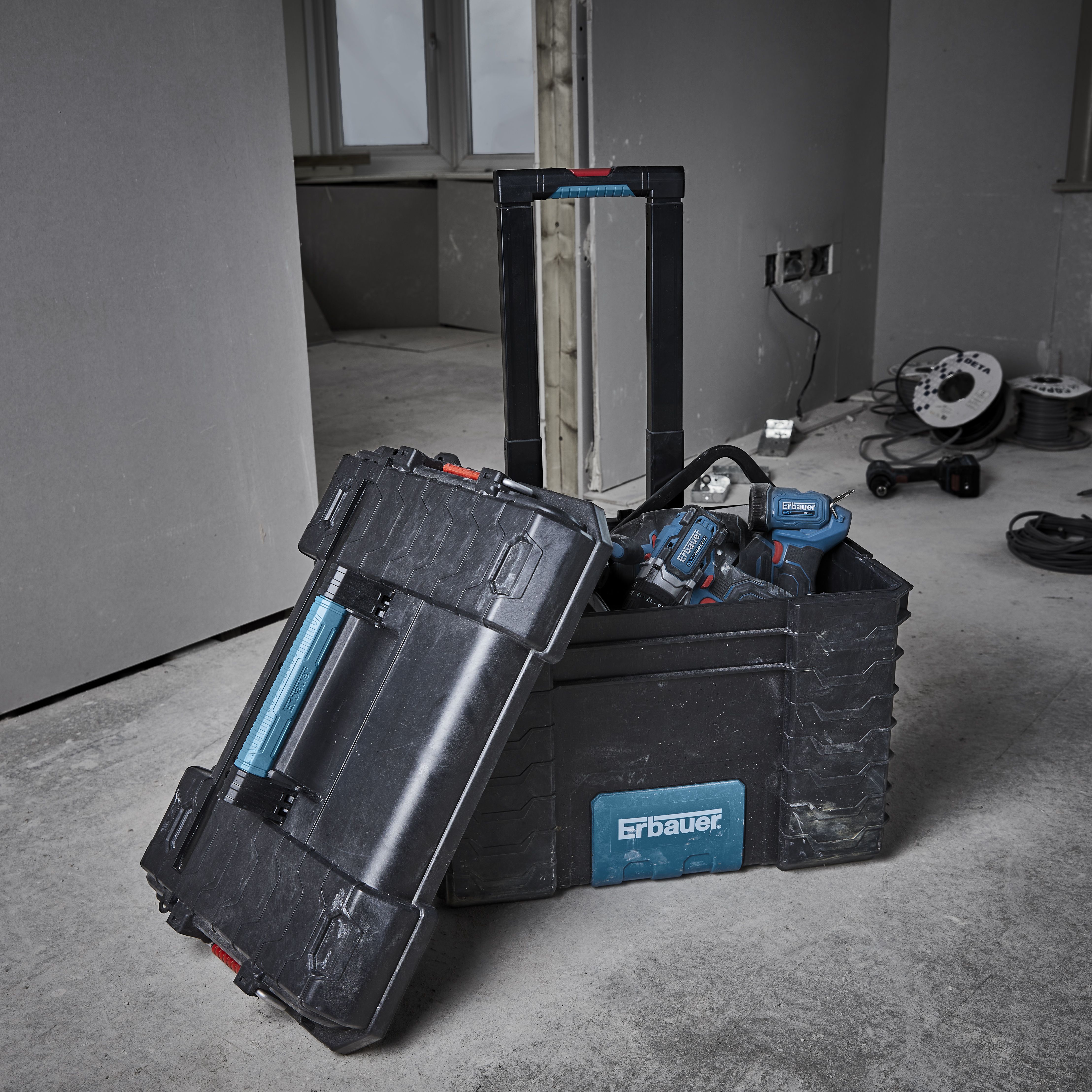 Erbauer Connecx 2 wheel storage Toolbox set - 5