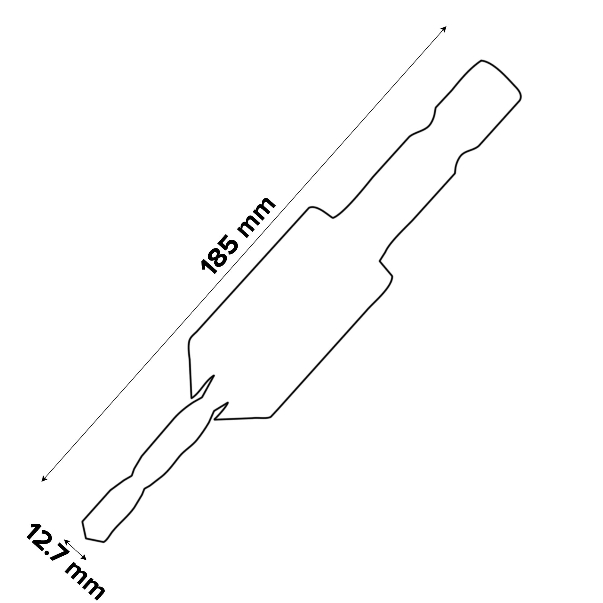 Erbauer Countersink & pilot drill set, 2 Pieces