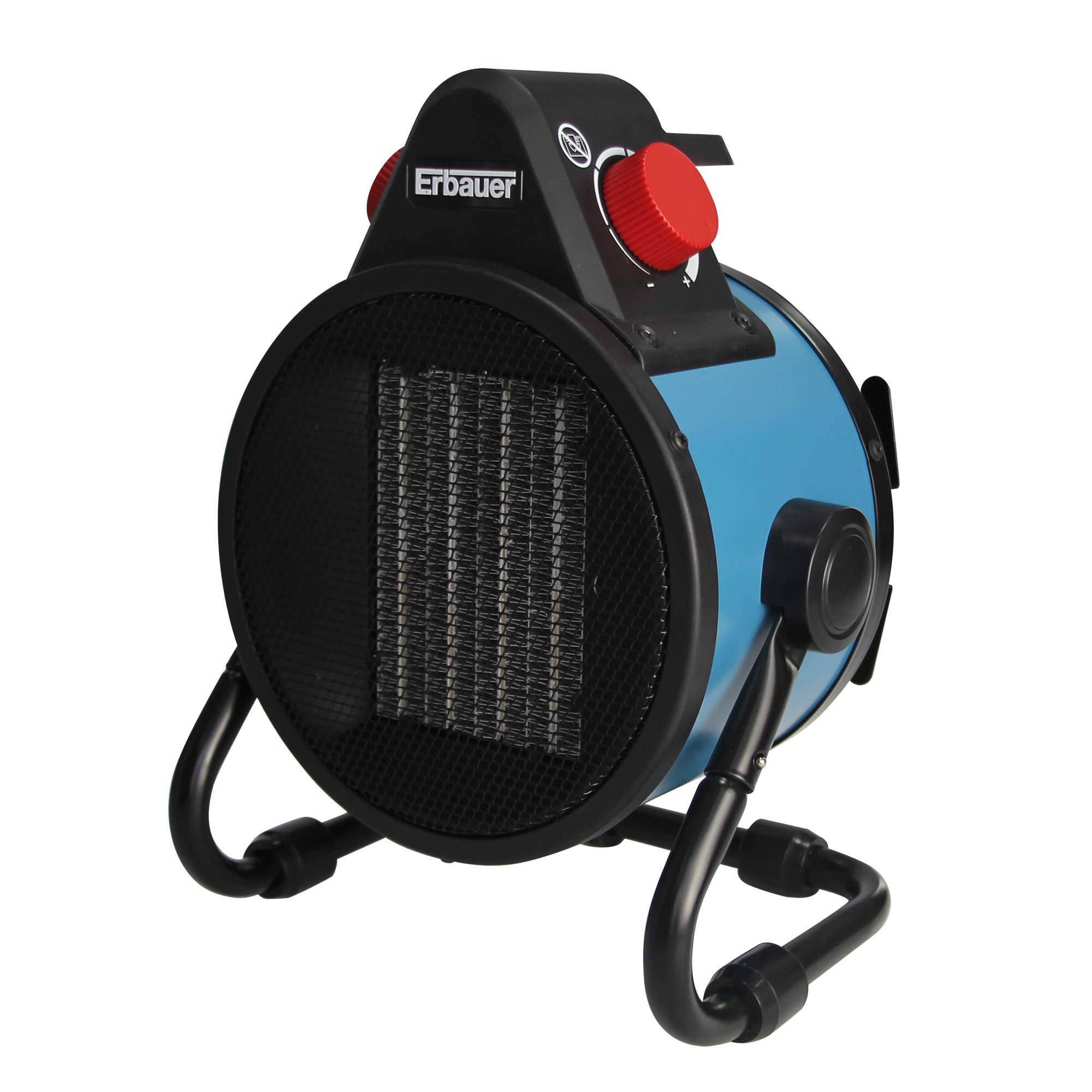 Erbauer Electric 2500W Blue, black u0026 red PTC workshop heater | DIY at Bu0026Q