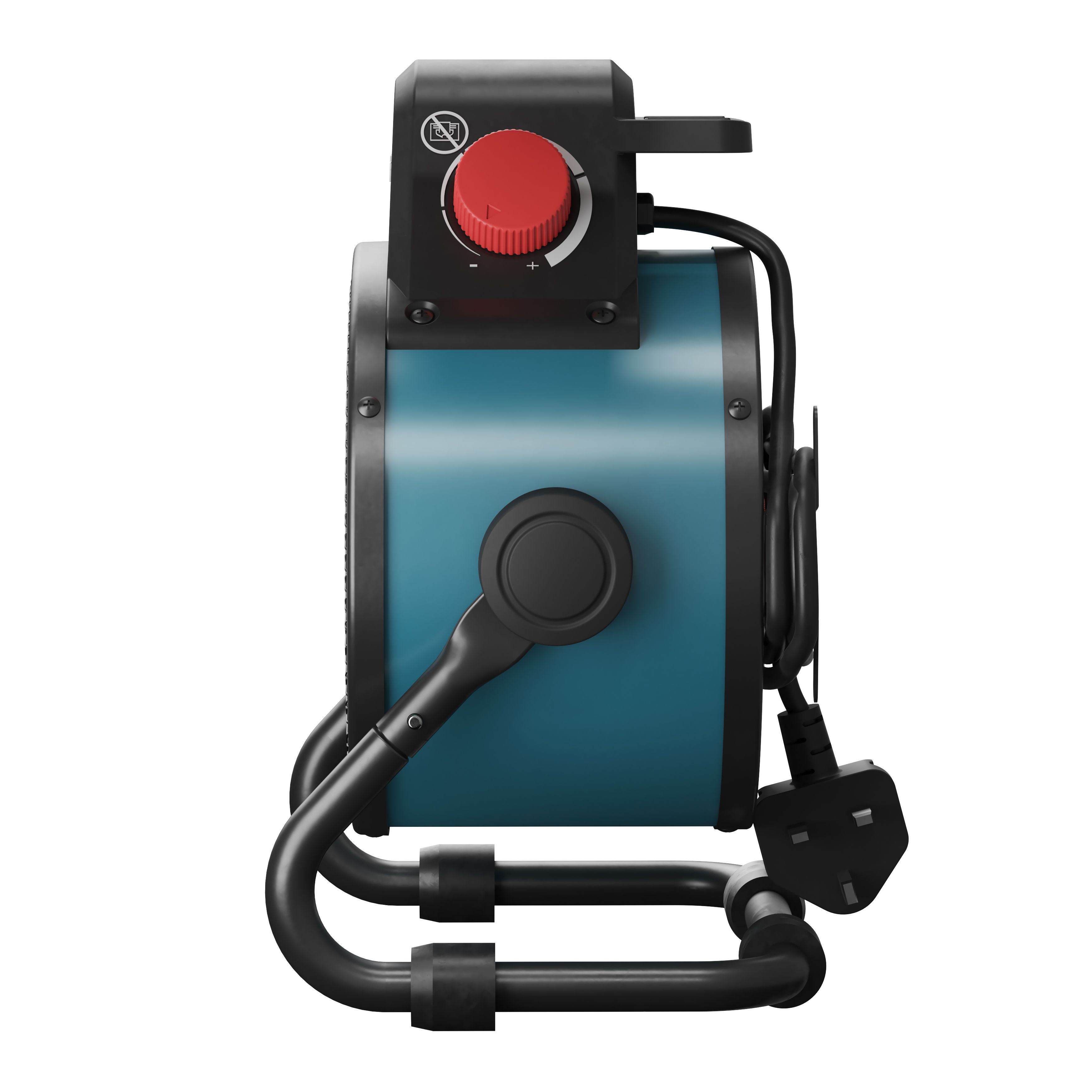Erbauer Electric 2500W Blue, black u0026 red PTC workshop heater | DIY at Bu0026Q