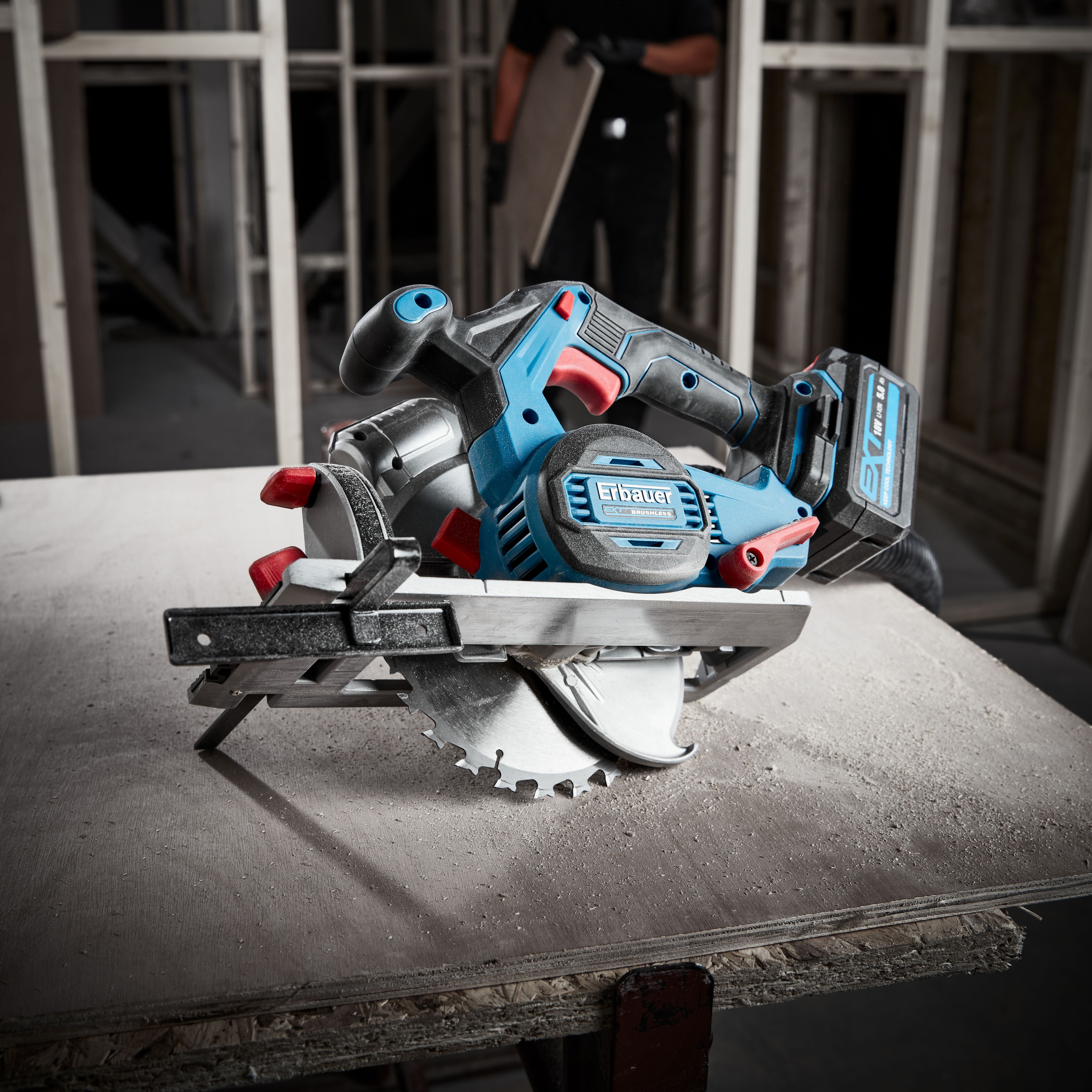Erbauer EXT 18V 165mm Brushless Cordless Circular saw (Bare Tool