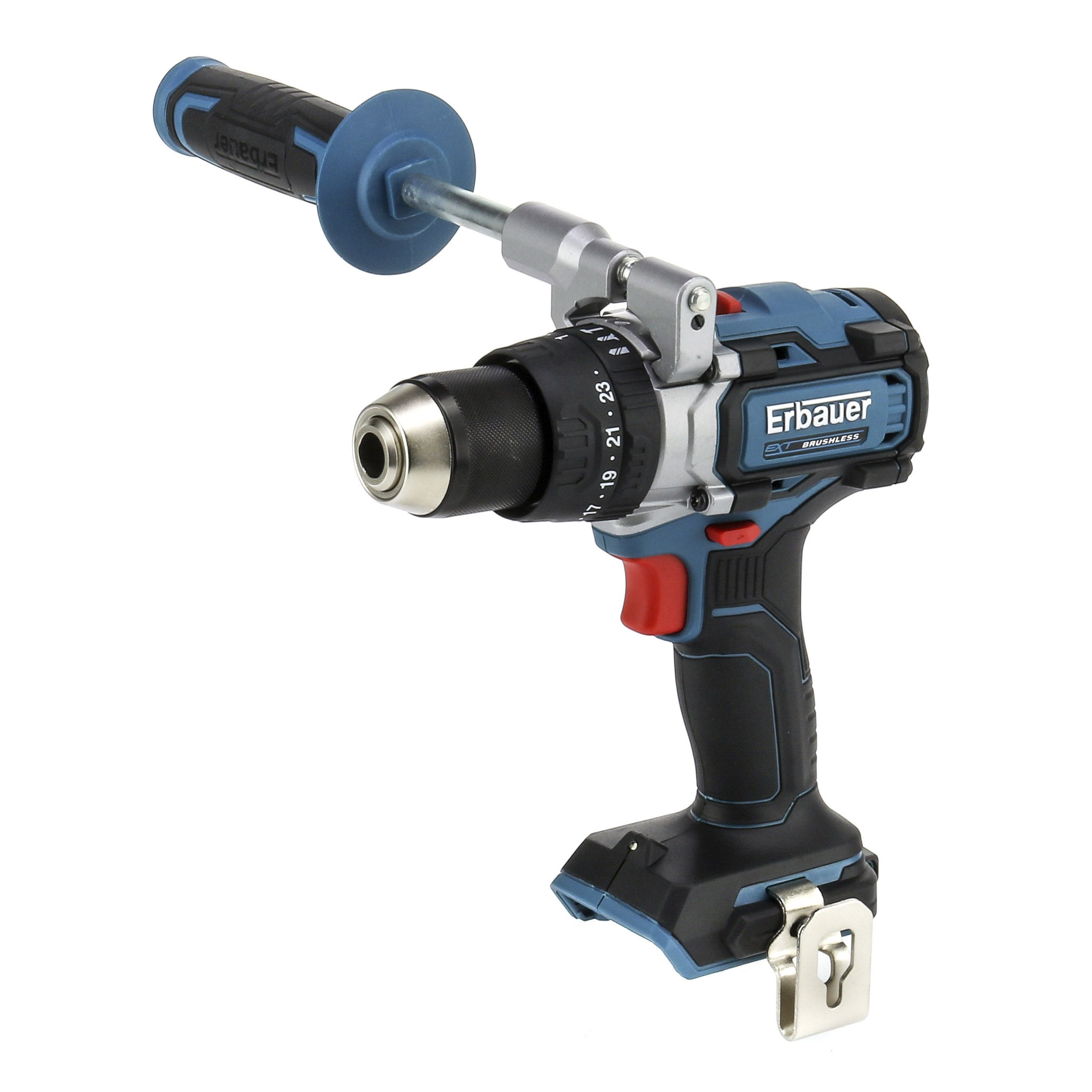 Combi Drill Erbauer Cordless Sds Drill Erbauer EXT 18V Brushless Cordless  Combi Drill (Bare Tool