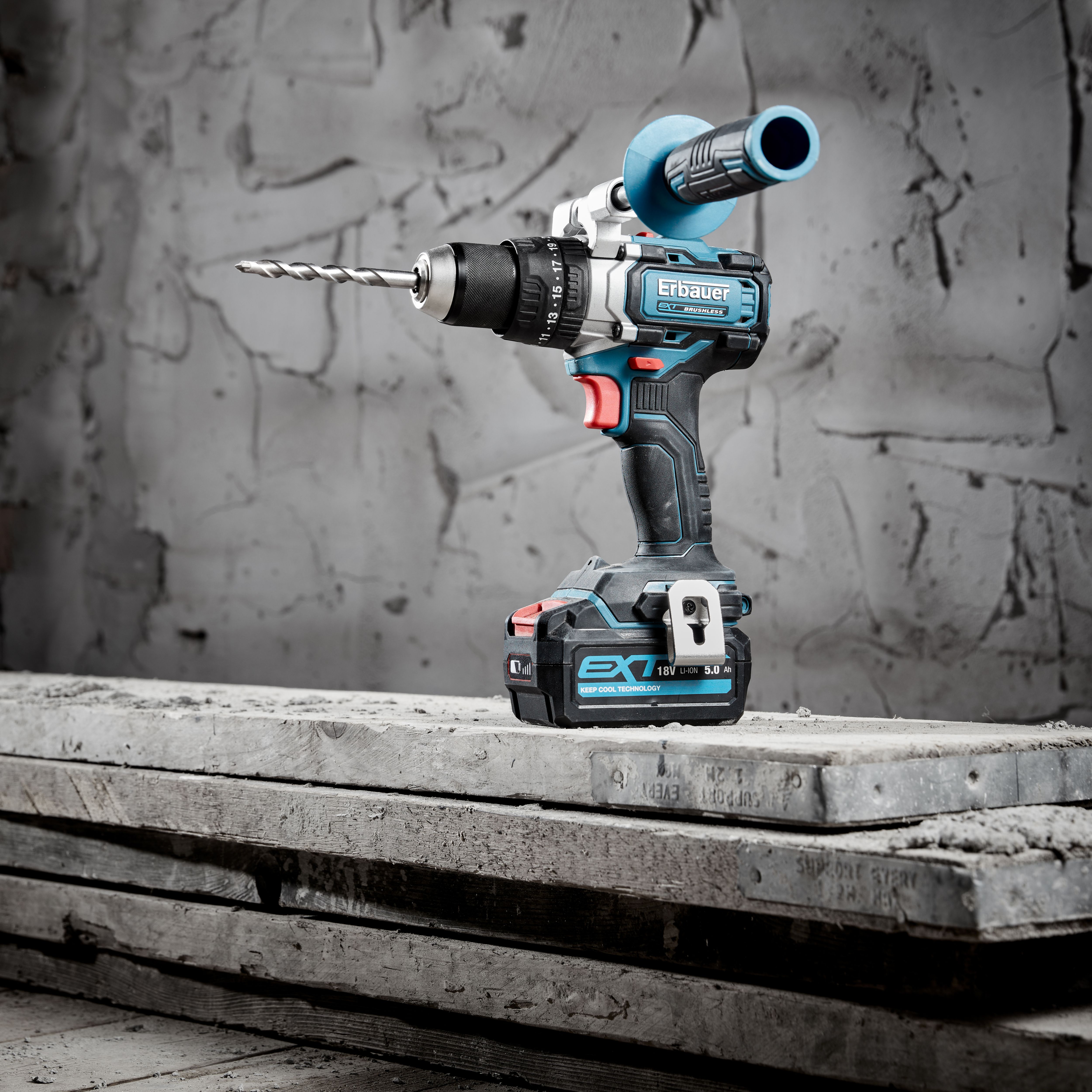 Erbauer EXT 18V Cordless Combi drill Bare Tool ECDT18 Li 2