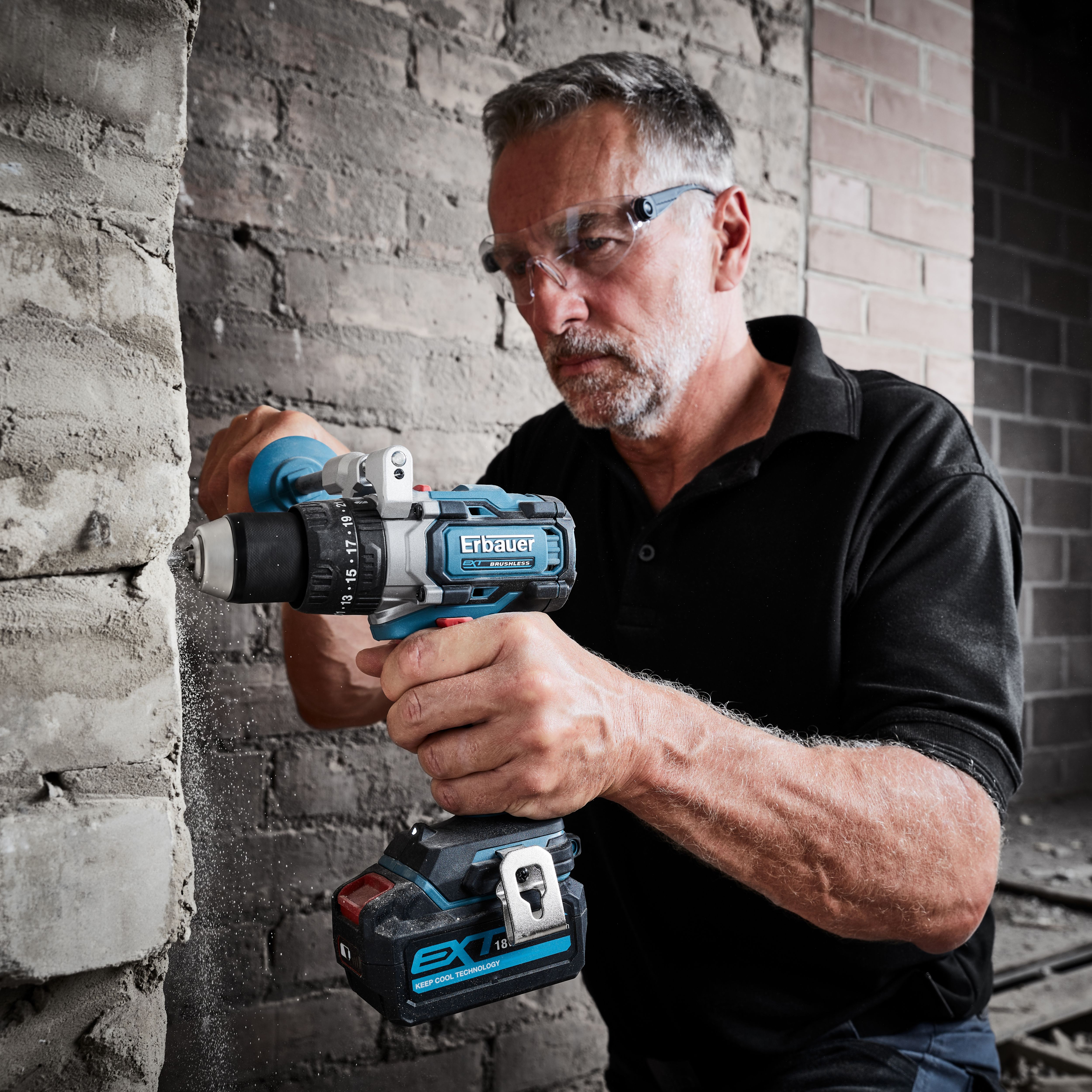 Erbauer cordless best sale combi drill