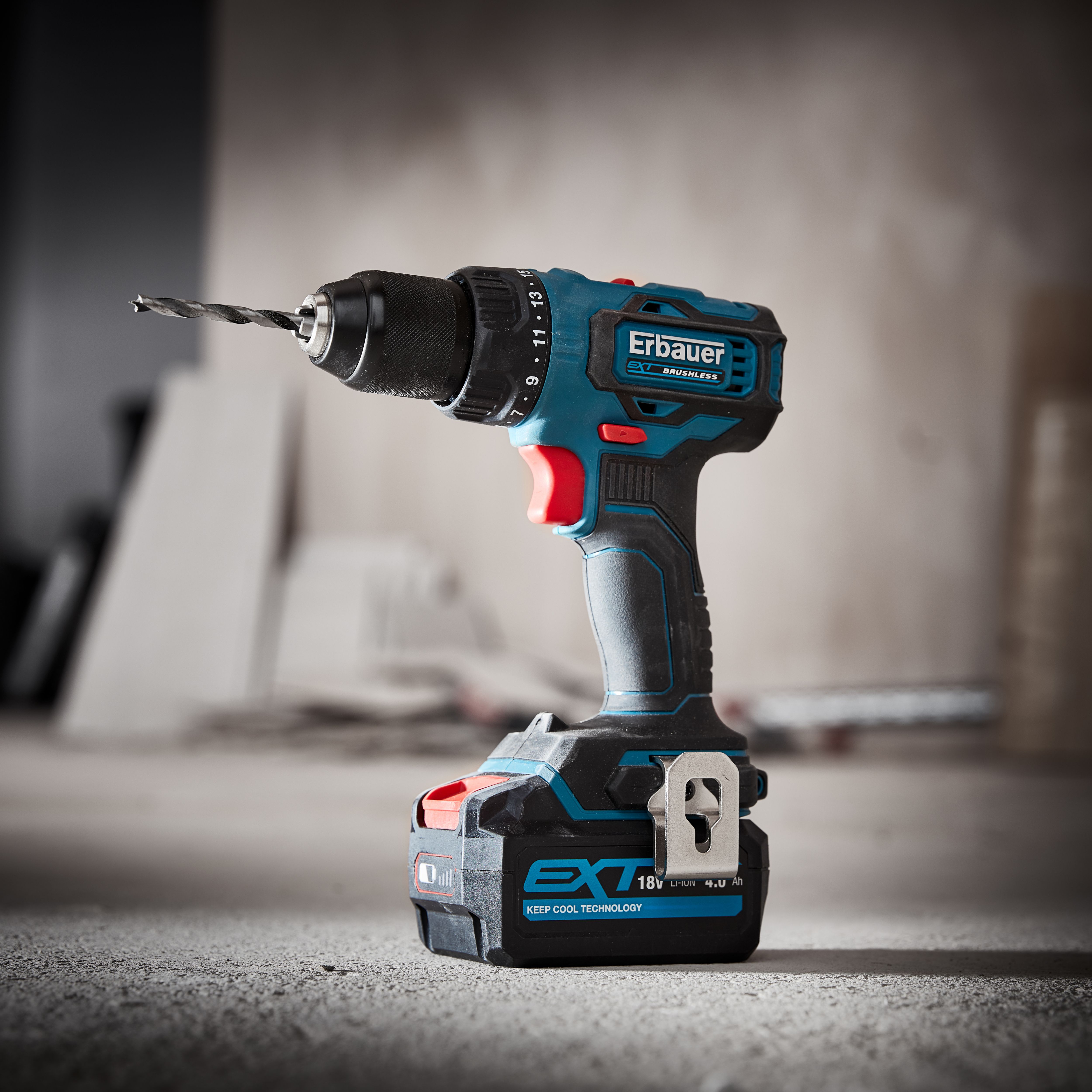 Erbauer EXT 18V Li-ion Cordless Drill driver (1 x 4Ah) - EDD18-Li-2