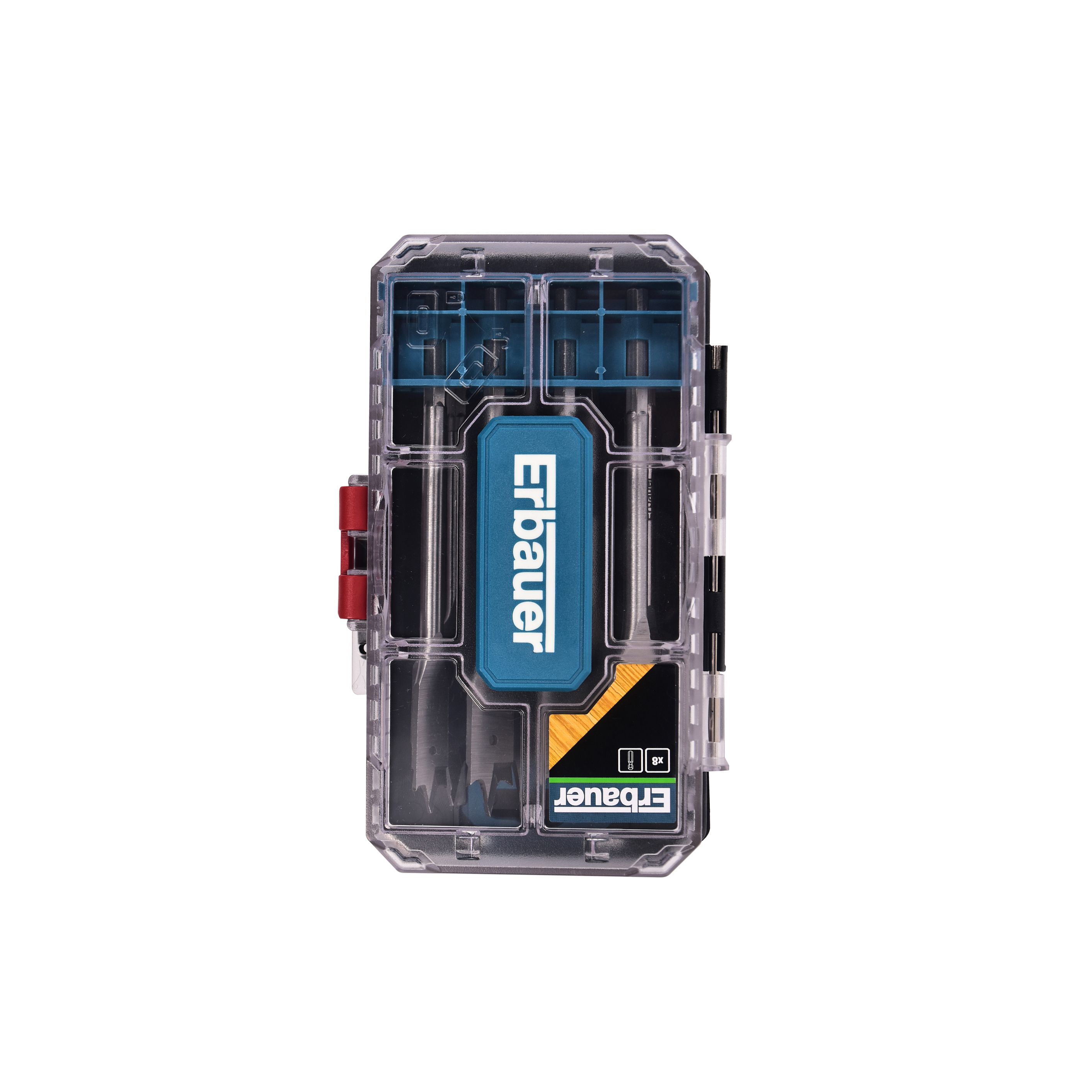 Erbauer Flat drill bit set (8 piece)