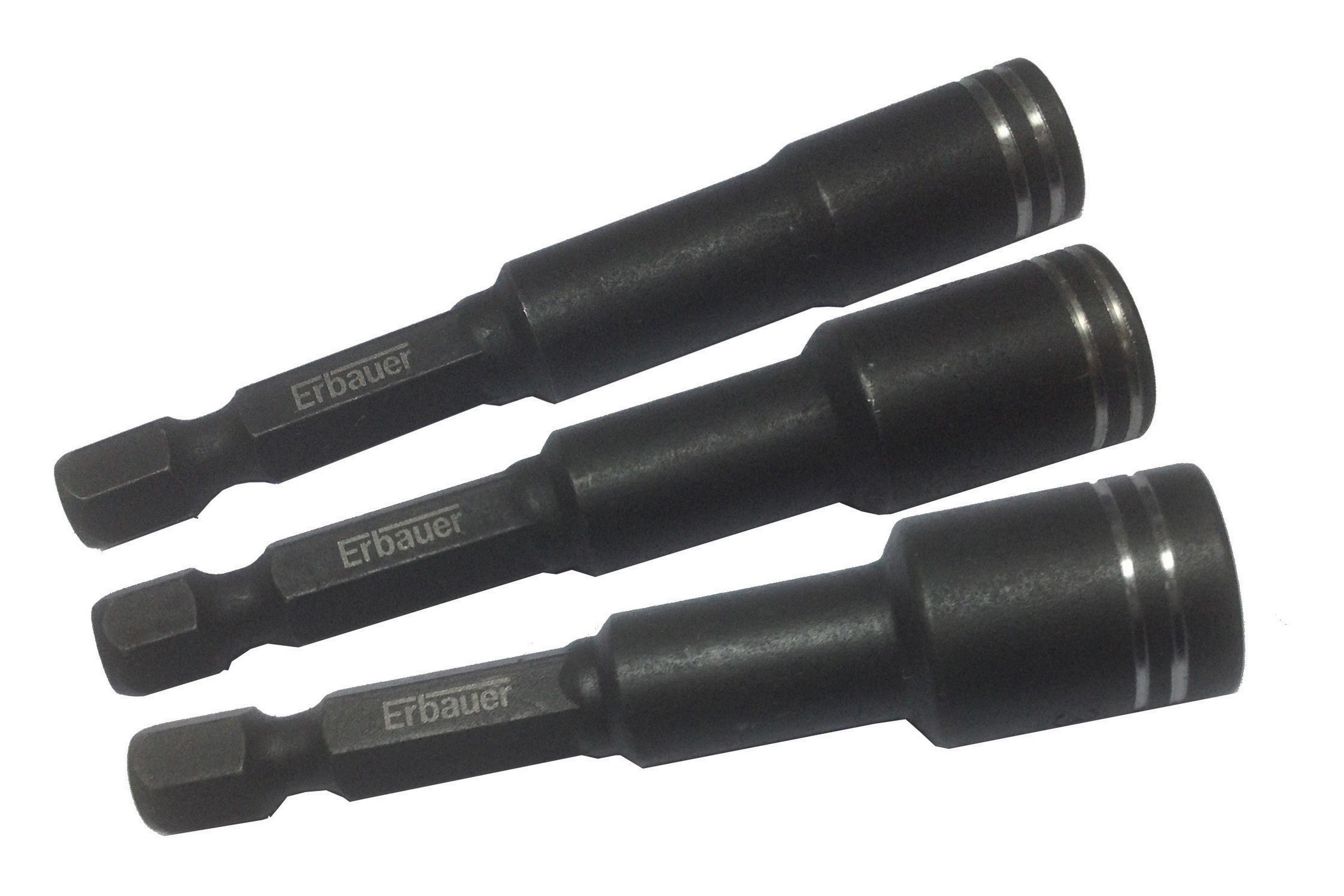 Erbauer Hex Nut drivers, Pack of 3 DIY at B&Q