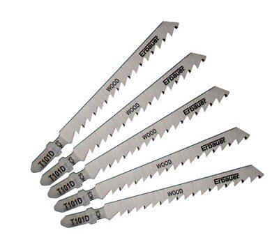 Erbauer Jigsaw blade T101D (L)100mm, Pack of 5