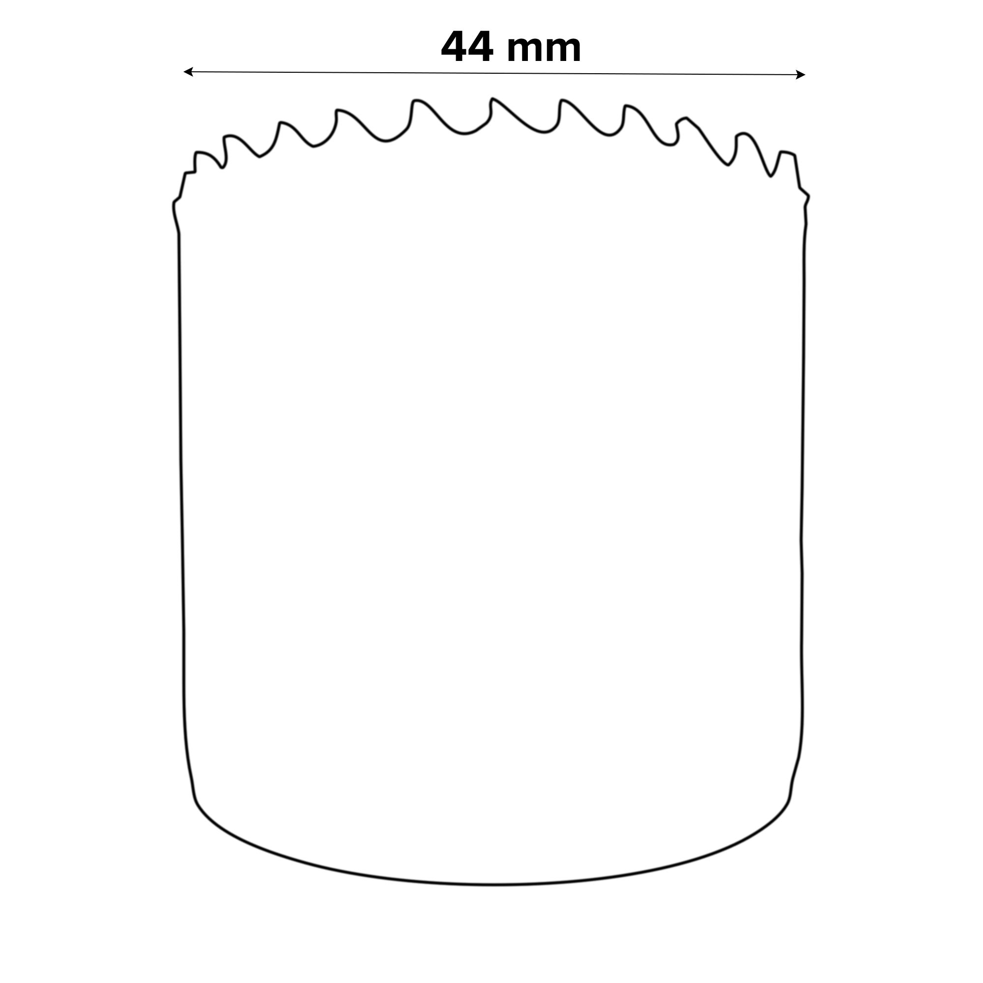 Erbauer M3 bi-metal Holesaw (Dia)44mm