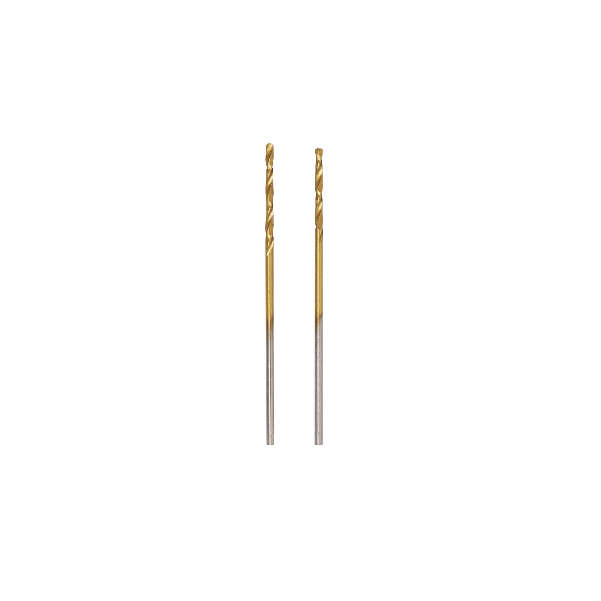 Erbauer Metal Drill bit (Dia)1mm (L)34mm, Pack of 2