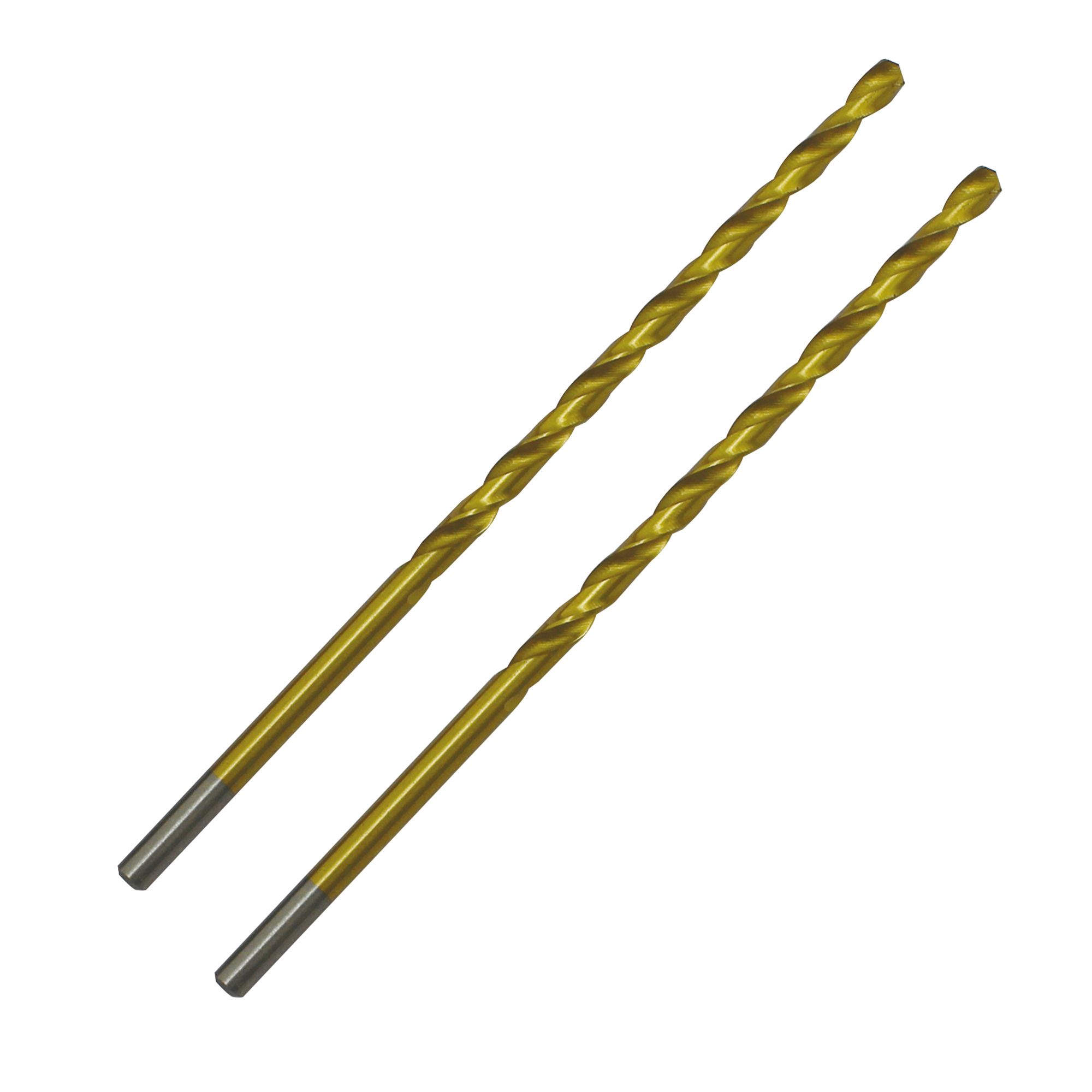 Erbauer Metal Drill bit Dia 3mm L 100mm Pack of 2