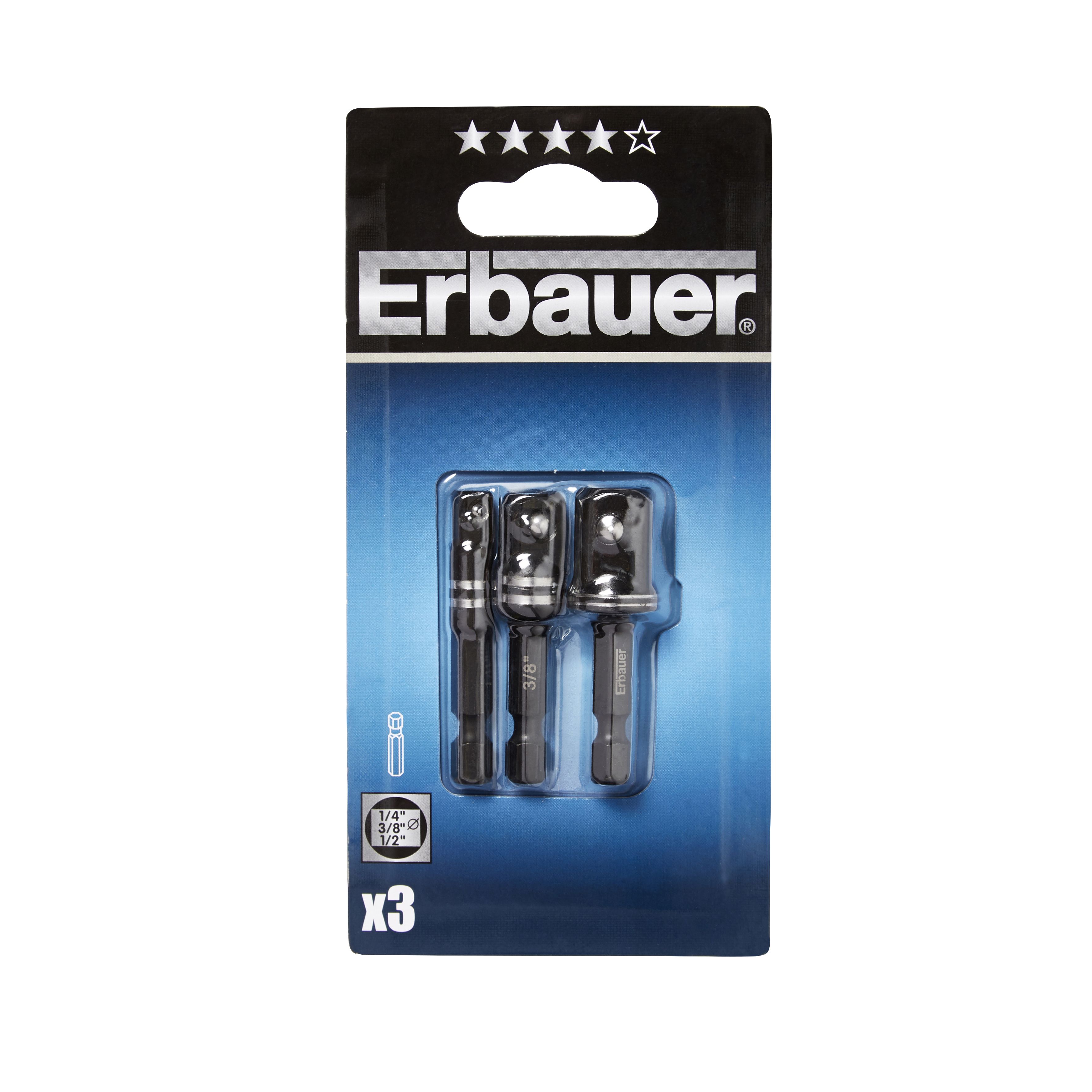 Erbauer Nut drivers Pack of 3