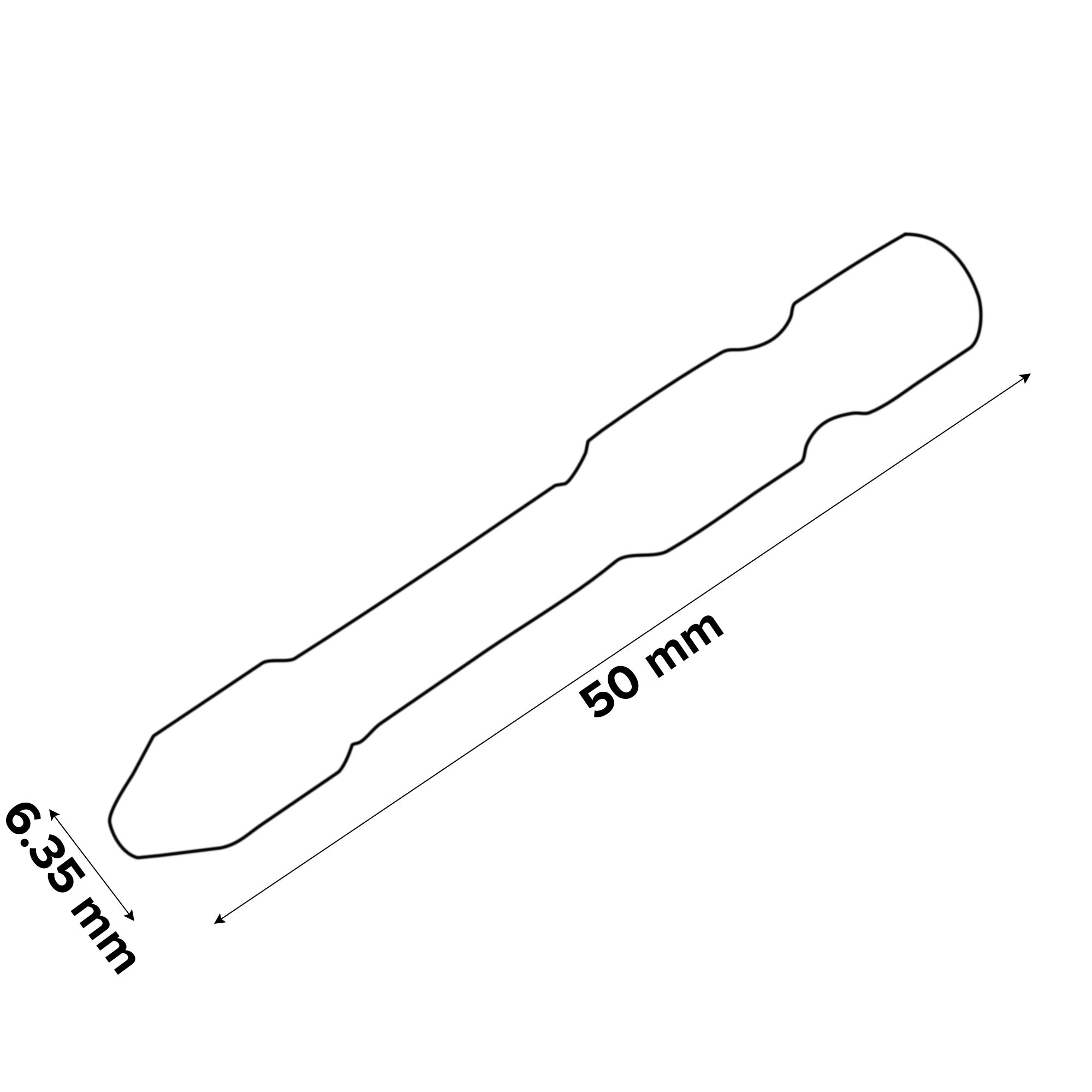 Erbauer PH2 Screwdriver bits PH2 (L)50mm, Set of 15