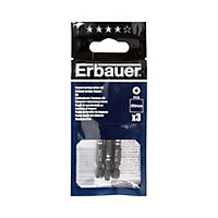 Erbauer PH3 Impact Screwdriver bits (L)50mm, Pack of 3
