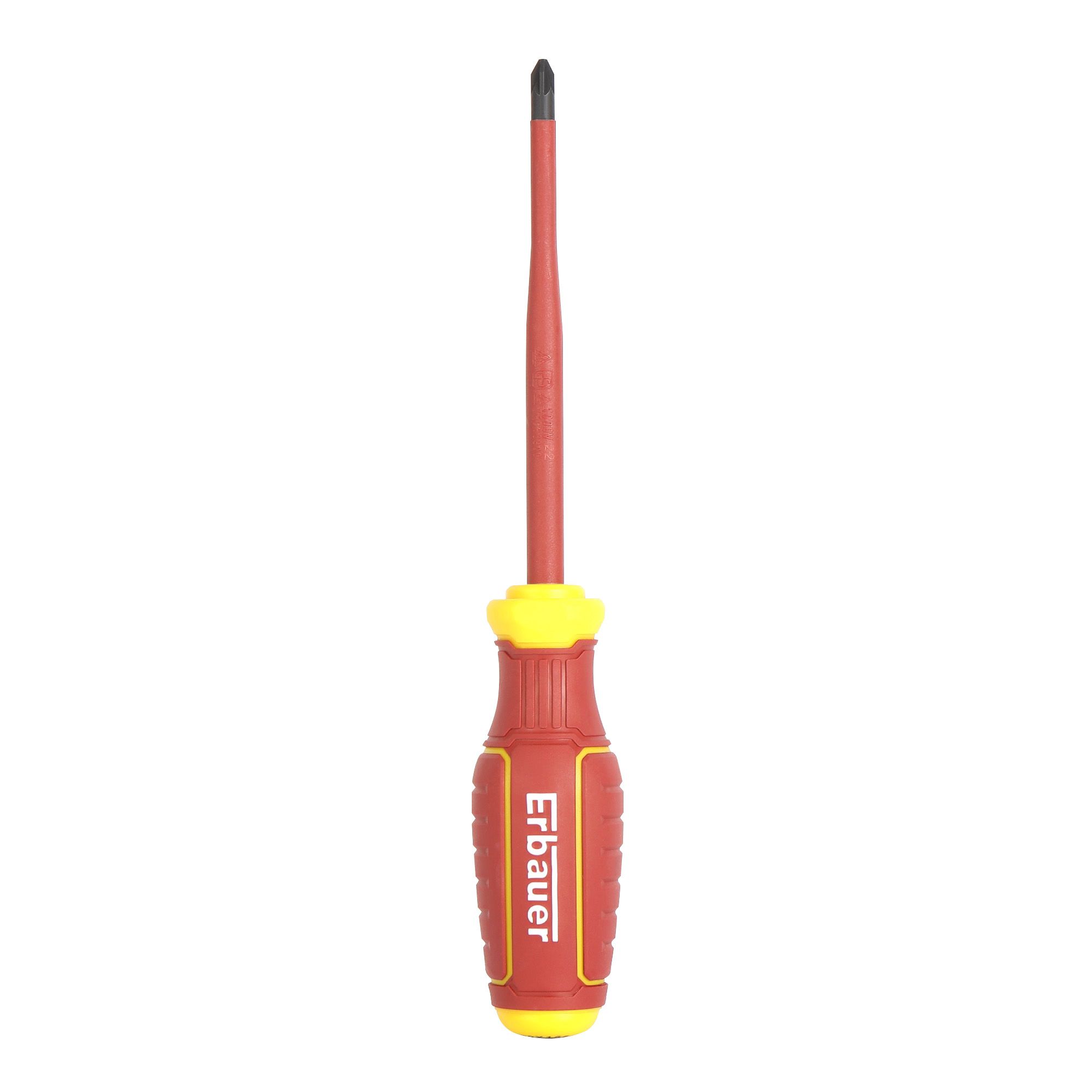 Erbauer PZ VDE Screwdriver PZ2 x 125mm