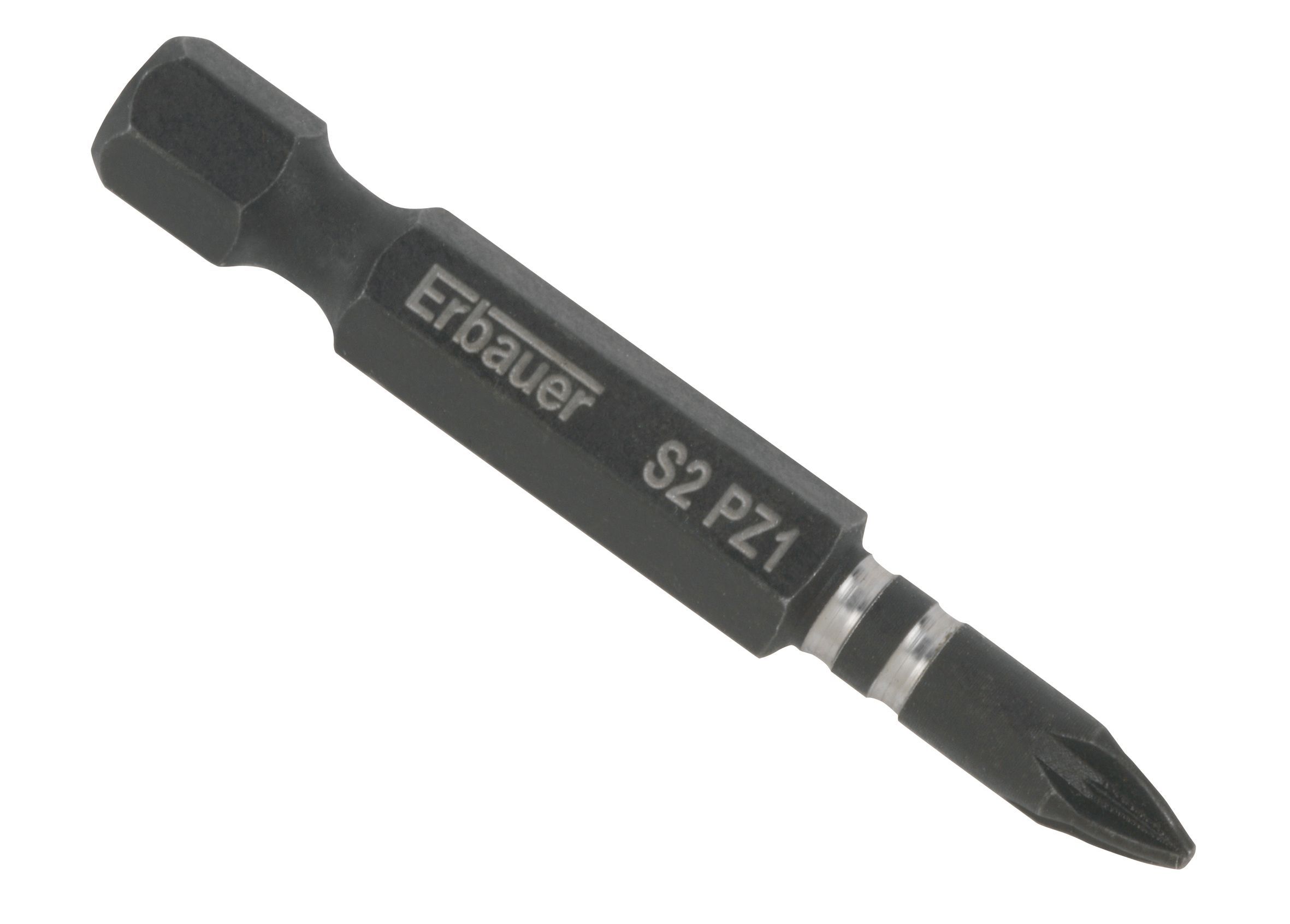 Erbauer PZ1 Impact Screwdriver bits (L)50mm, Pack of 3