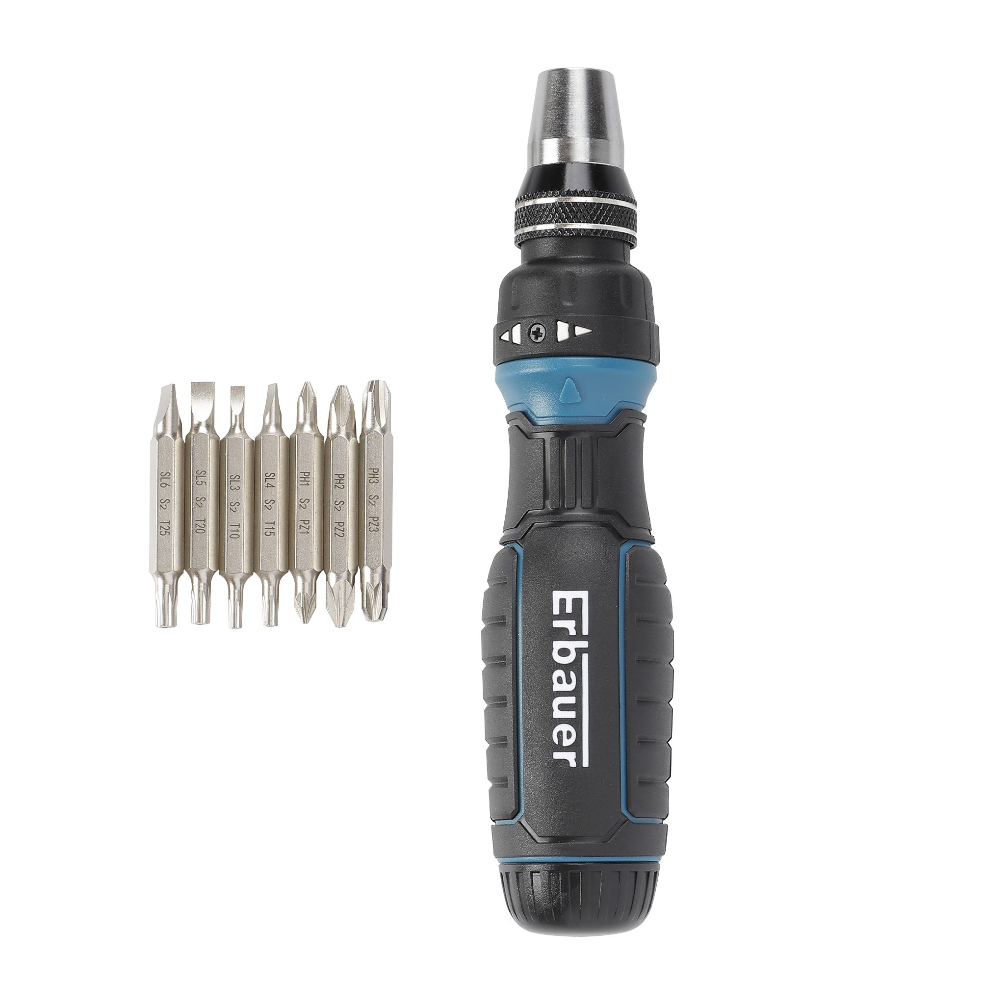 Erbauer Ratchet Mixed Screwdriver set (8 piece) - E_SCS5