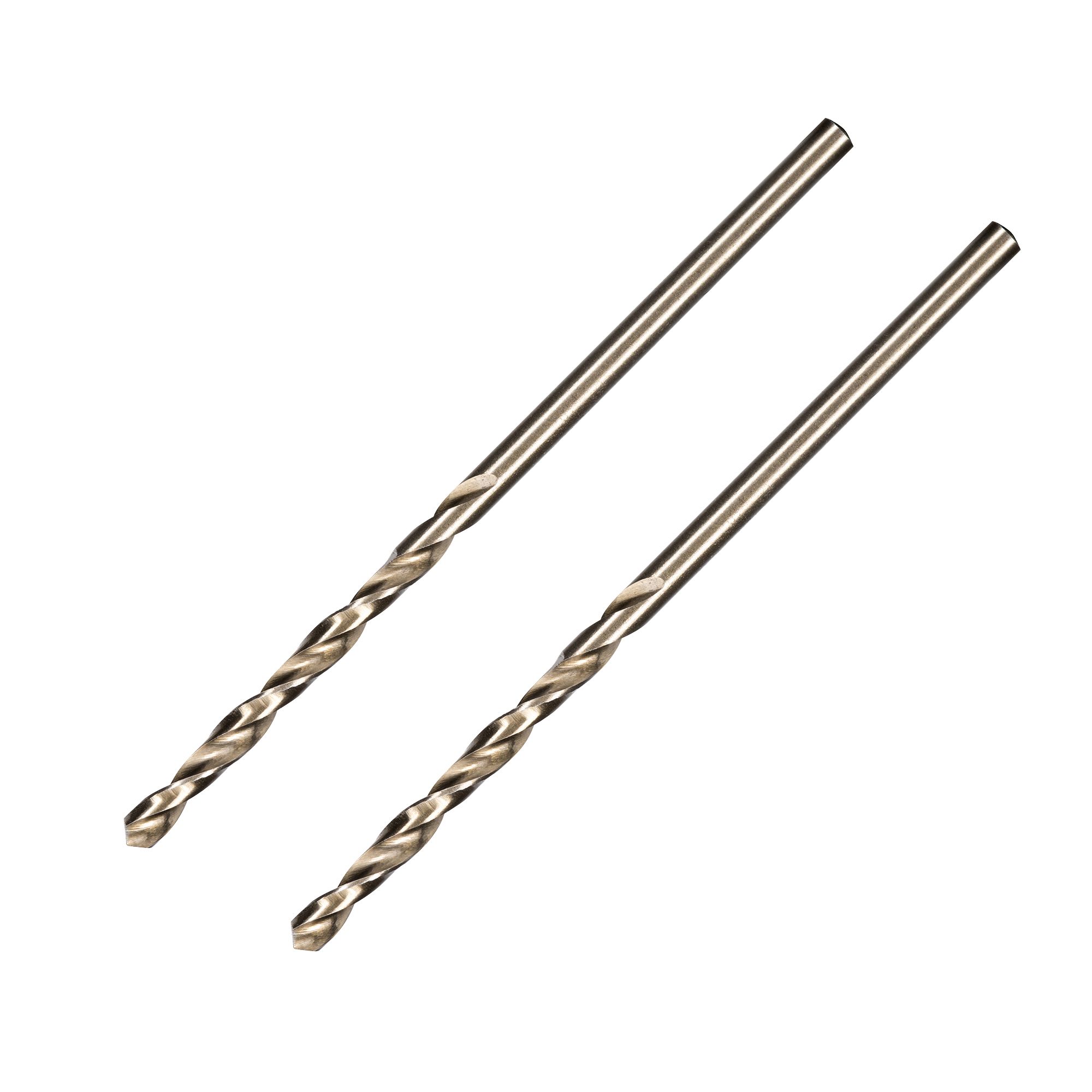 Erbauer Round HSS Drill bit (Dia)2mm (L)49mm, Pack of 2