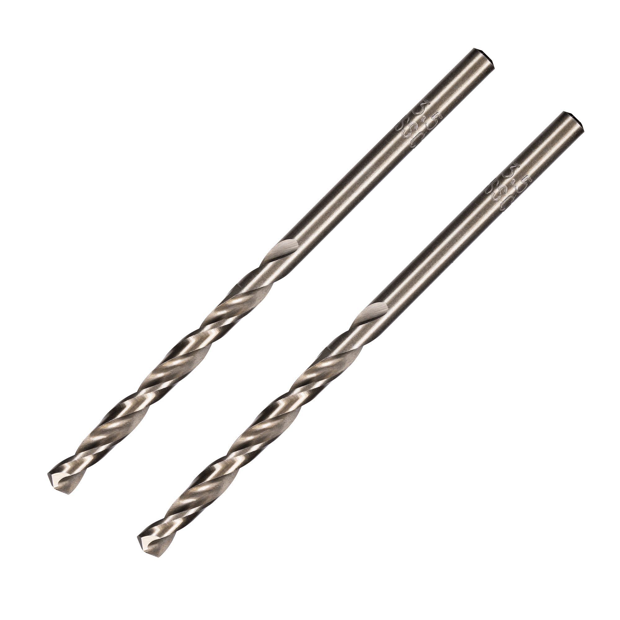 Erbauer Round HSS Drill bit (Dia)3.5mm (L)70mm, Pack of 2