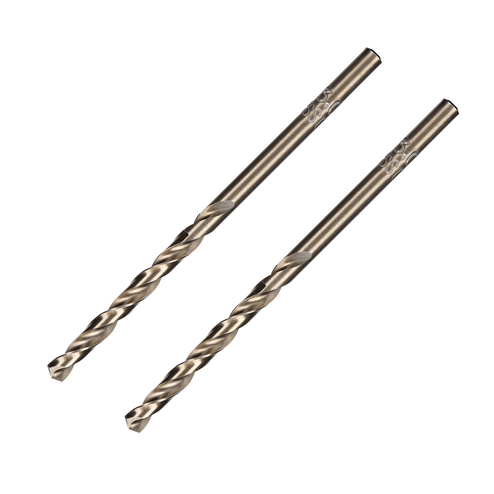 Erbauer Round HSS Drill bit (Dia)3mm (L)61mm, Pack of 2 | DIY at B&Q 