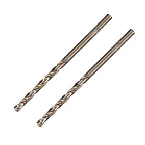 Erbauer Round HSS Drill bit (Dia)3mm (L)61mm, Pack of 2