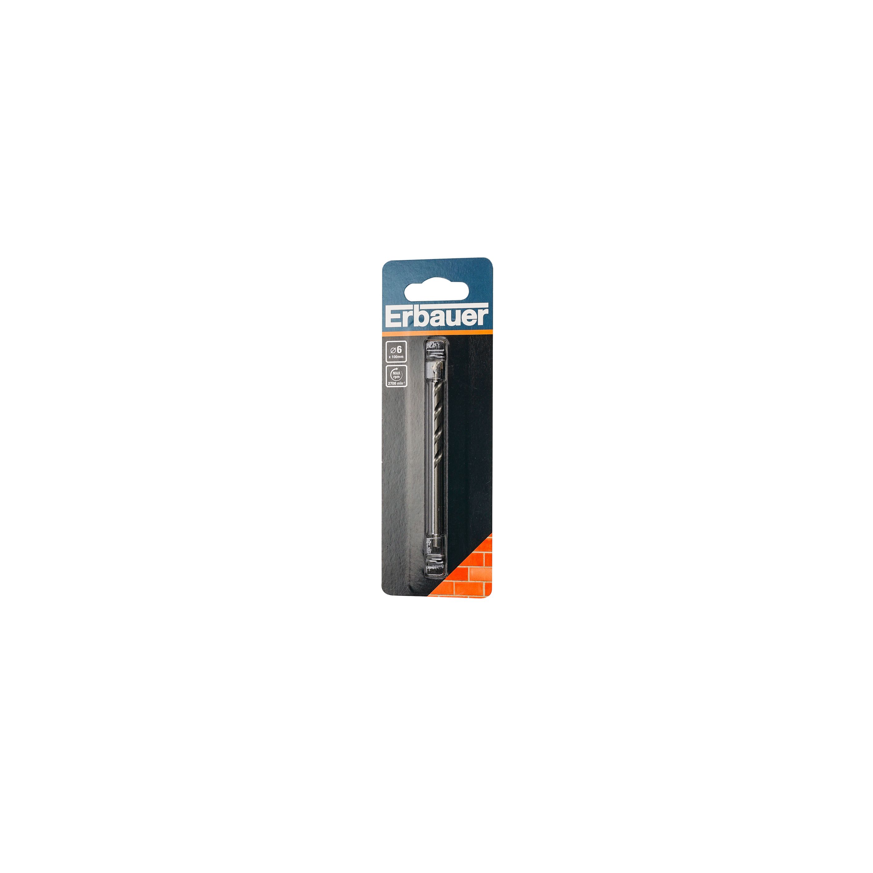 Erbauer  Round Shank Masonry Drill Bit Set 5 Piece Set - 3