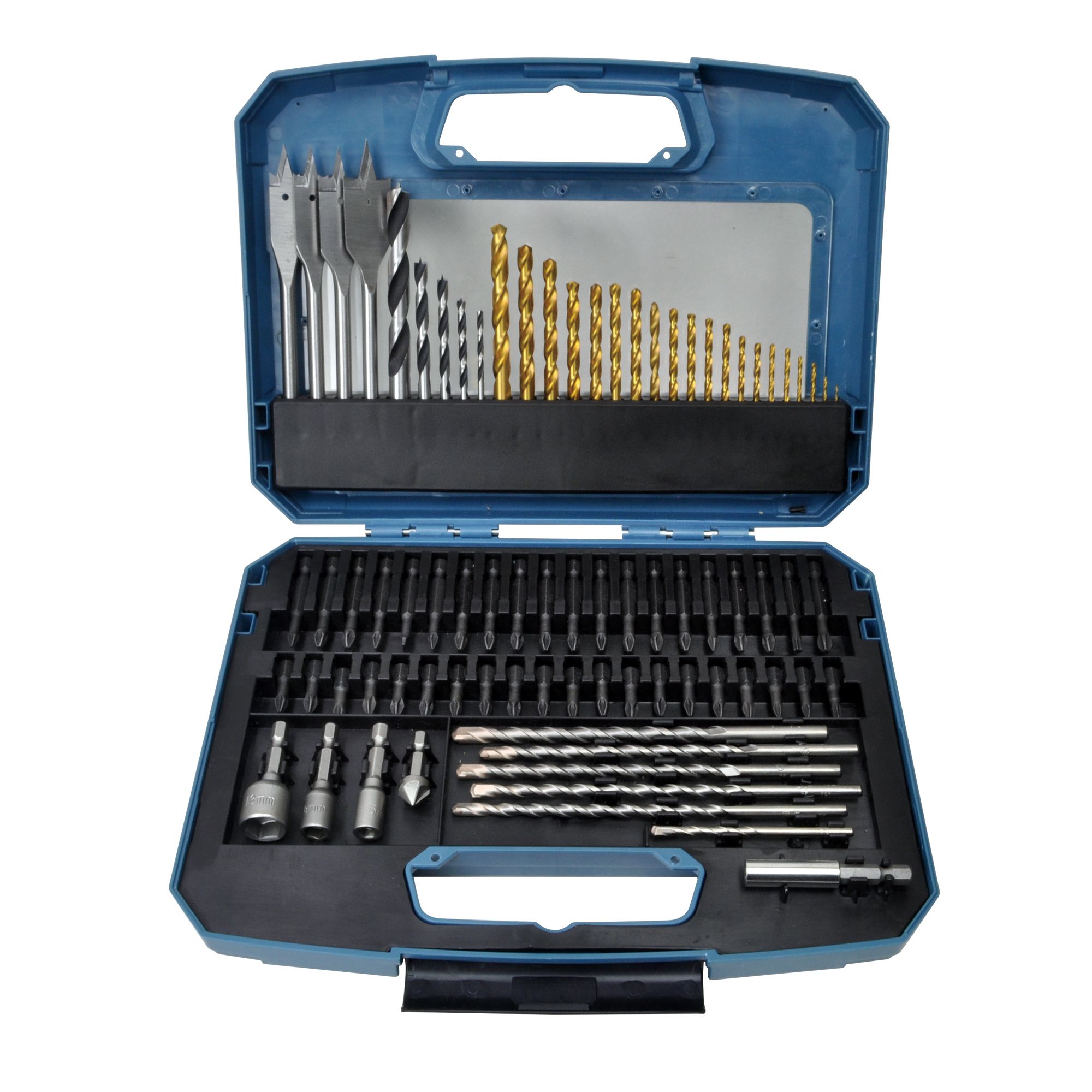 Erbauer Round Multi-purpose Drill bit set (80 piece) - DRA22881