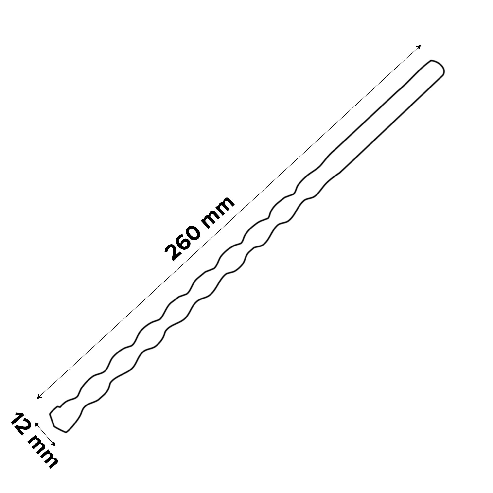 Erbauer SDS plus Masonry Drill bit (Dia)12mm (L)260mm