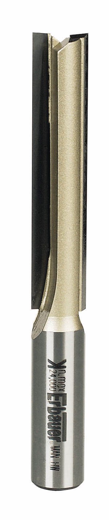 Fresa Faithfull FAIRB26 A Due Taglienti In Carburo Di Tungsteno - 1/4 Di Pollice, 12 Mm, Per Legno E MDF - 3