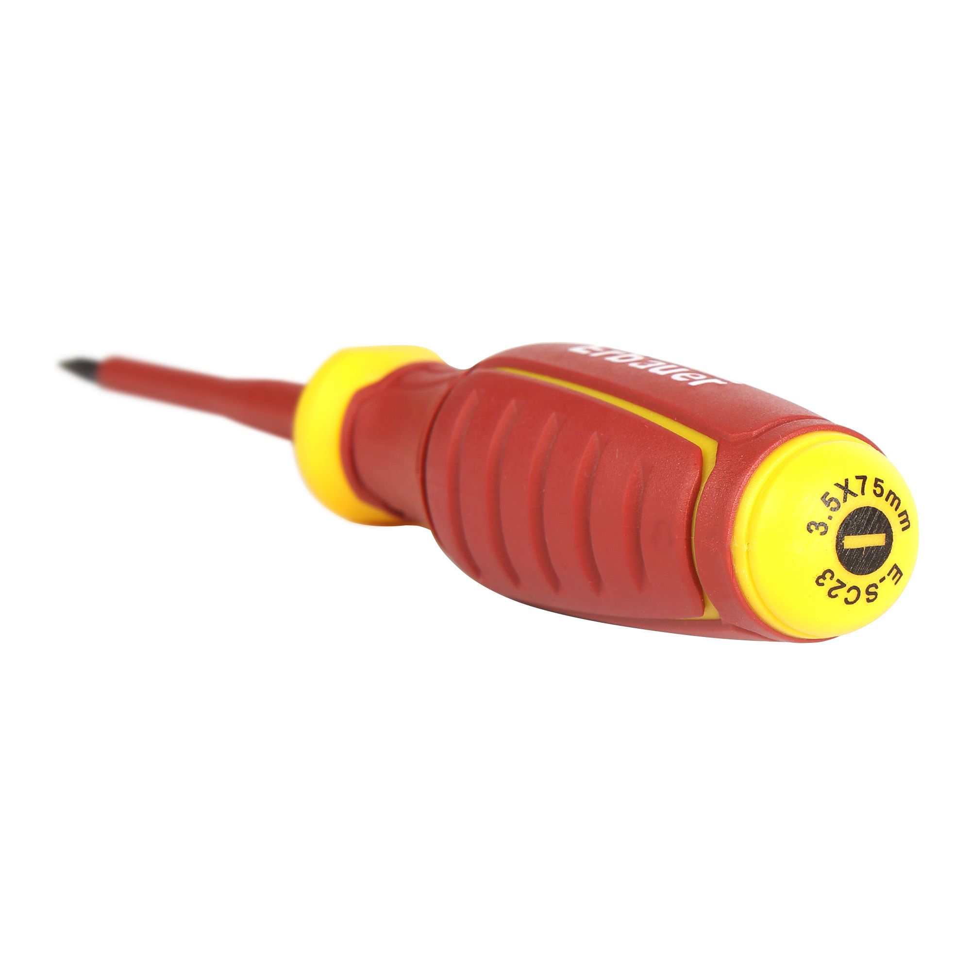 Erbauer Slotted VDE Screwdriver SL-3.5mm x 75mm