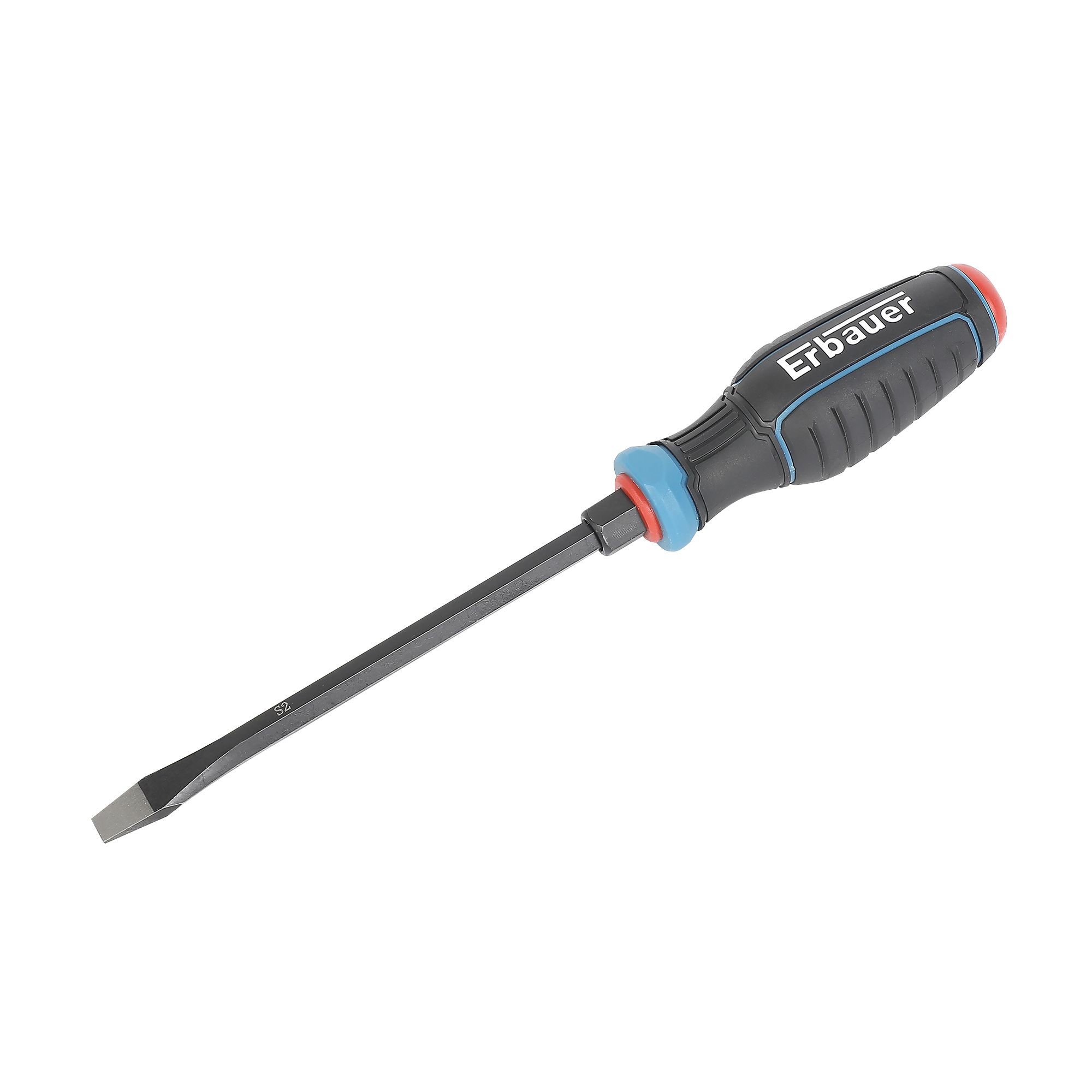 Erbauer Standard Slotted Screwdriver SL-8.0mm x 150mm