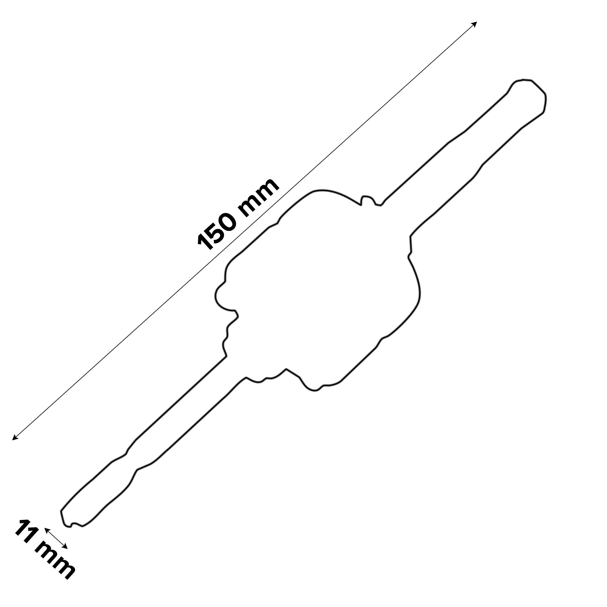 Erbauer Steel SDS Arbor (L)150mm (Dia)11mm