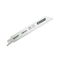 Erbauer Universal fitting Reciprocating saw blade S922HF 150mm, Pack of 2