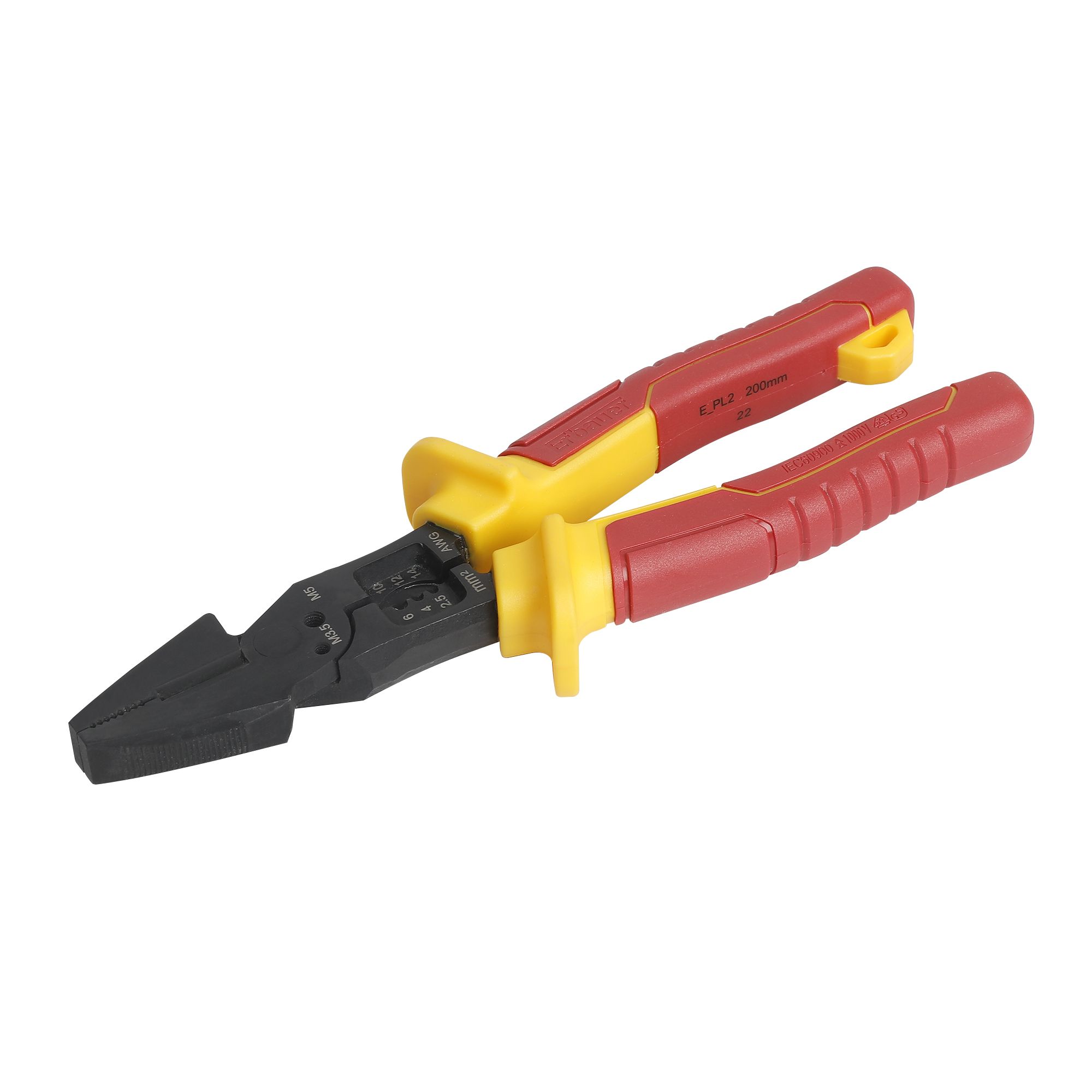Erbauer VDE 210mm Long nose pliers | DIY at B&Q