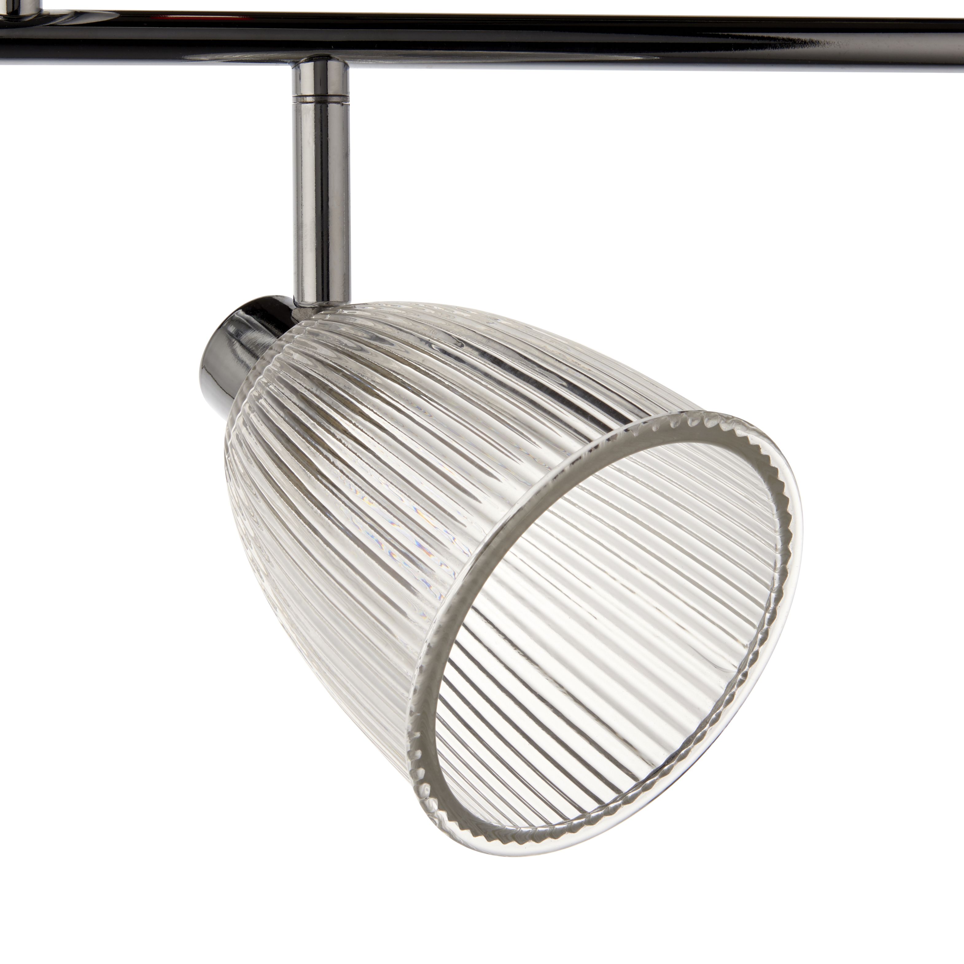 Ernet Chrome effect 4 Light Spotlight bar