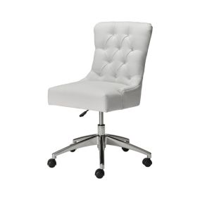 Eseld Off white Linen effect Office chair (H)960mm (W)670mm (D)670mm
